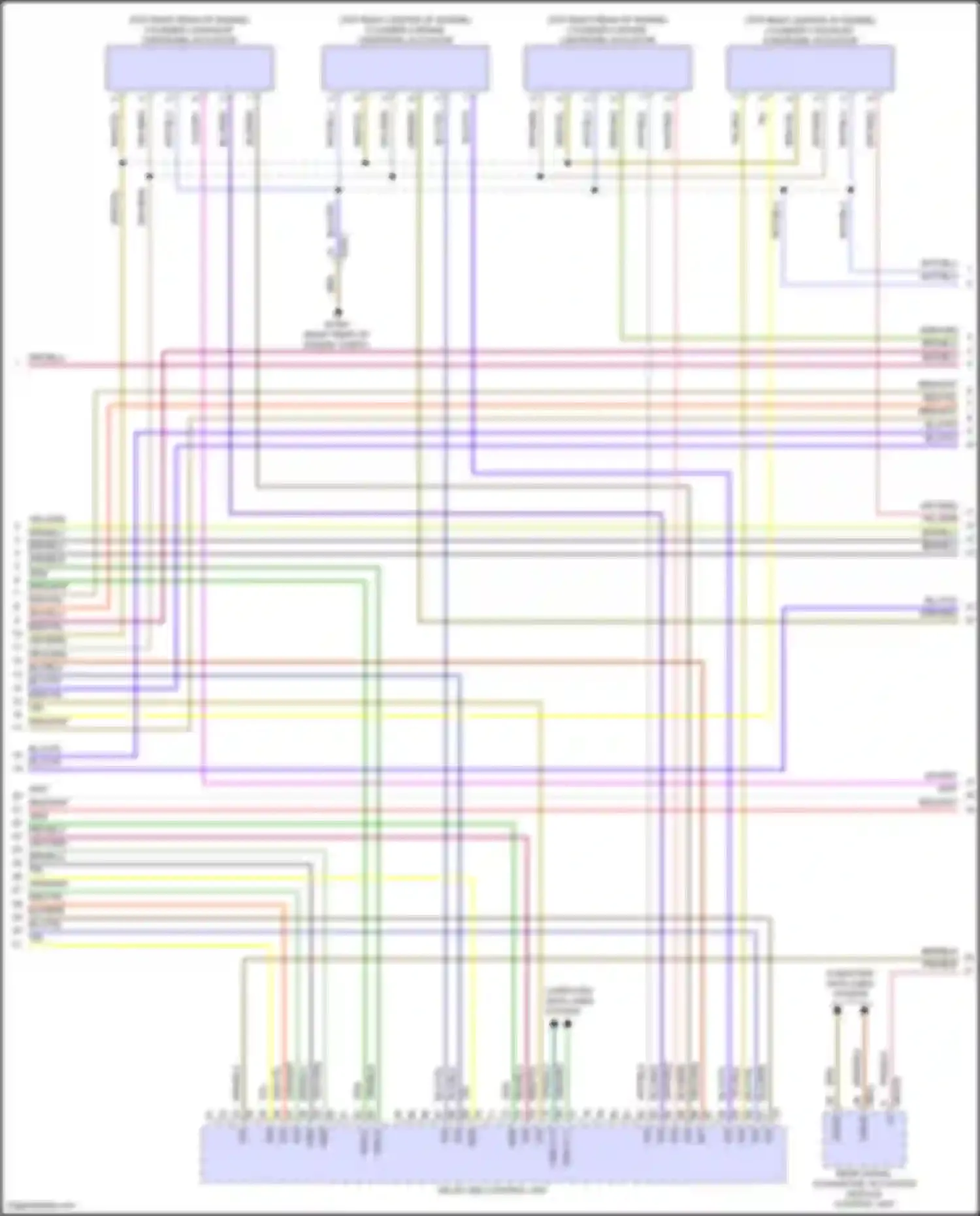 GLS-class Mercedes-Benz X167 facelift (2023-2024): Wiring diagram engine performance 4.0l turbo hybrid (5 of 10)