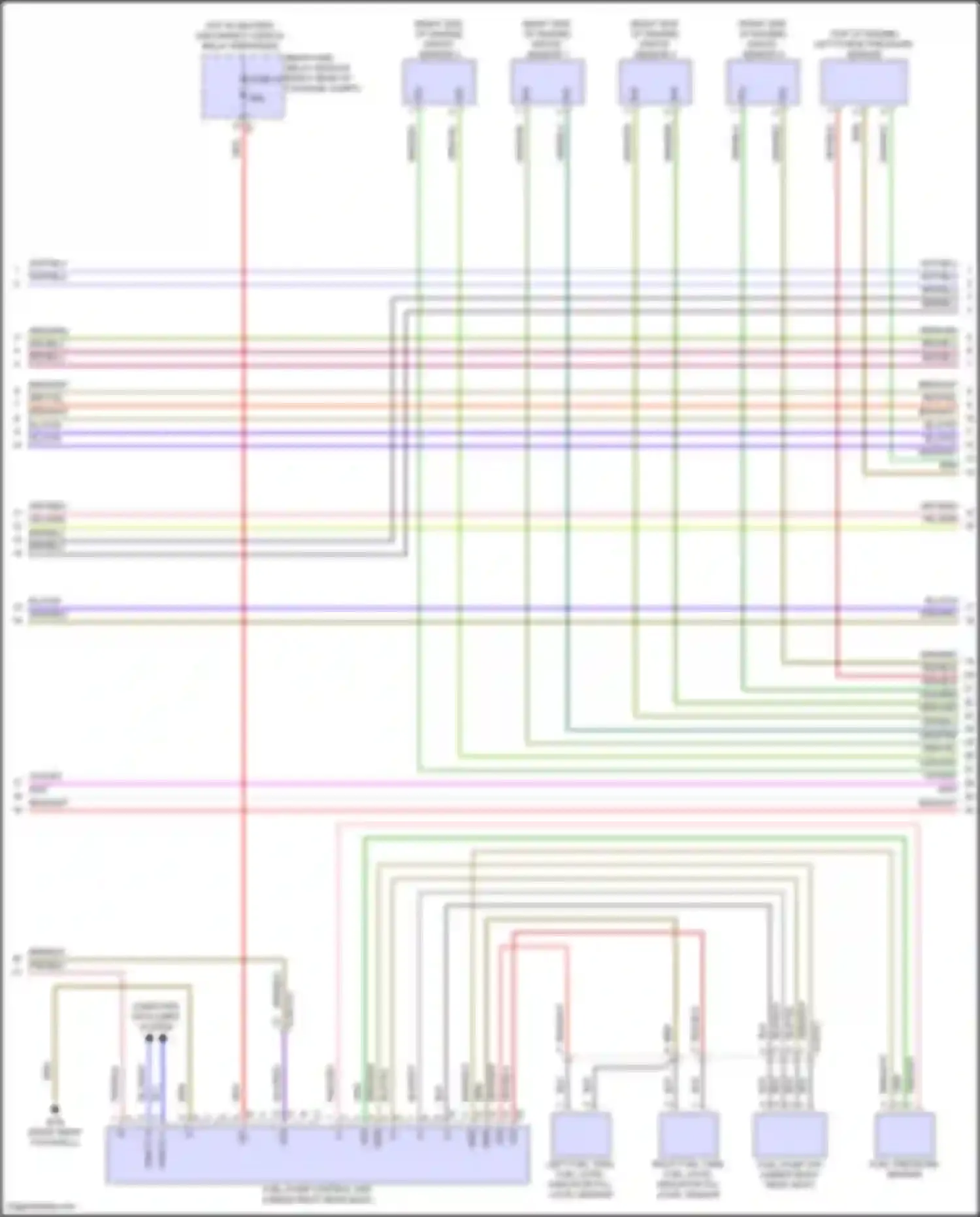 GLS-class Mercedes-Benz X167 facelift (2023-2024): Wiring diagram engine performance 4.0l turbo hybrid (6 of 10)