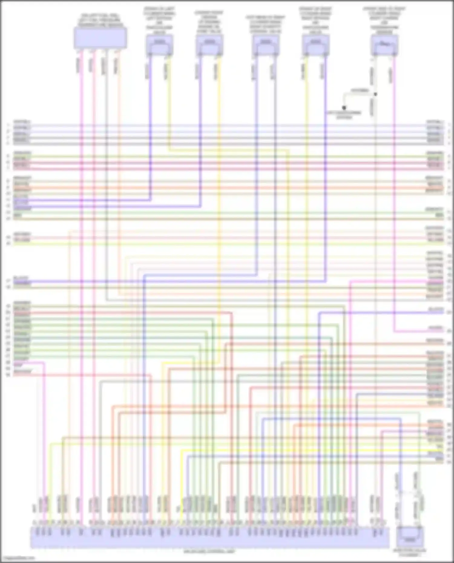 GLS-class Mercedes-Benz X167 facelift (2023-2024): Wiring diagram engine performance 4.0l turbo hybrid (7 of 10)