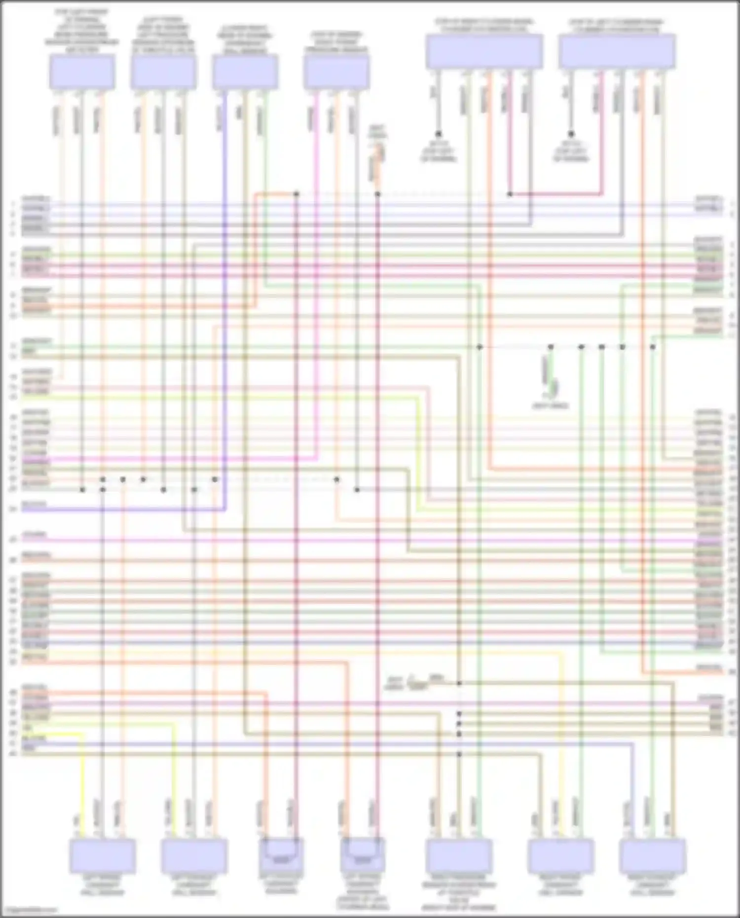 GLS-class Mercedes-Benz X167 facelift (2023-2024): Wiring diagram engine performance 4.0l turbo hybrid (8 of 10)