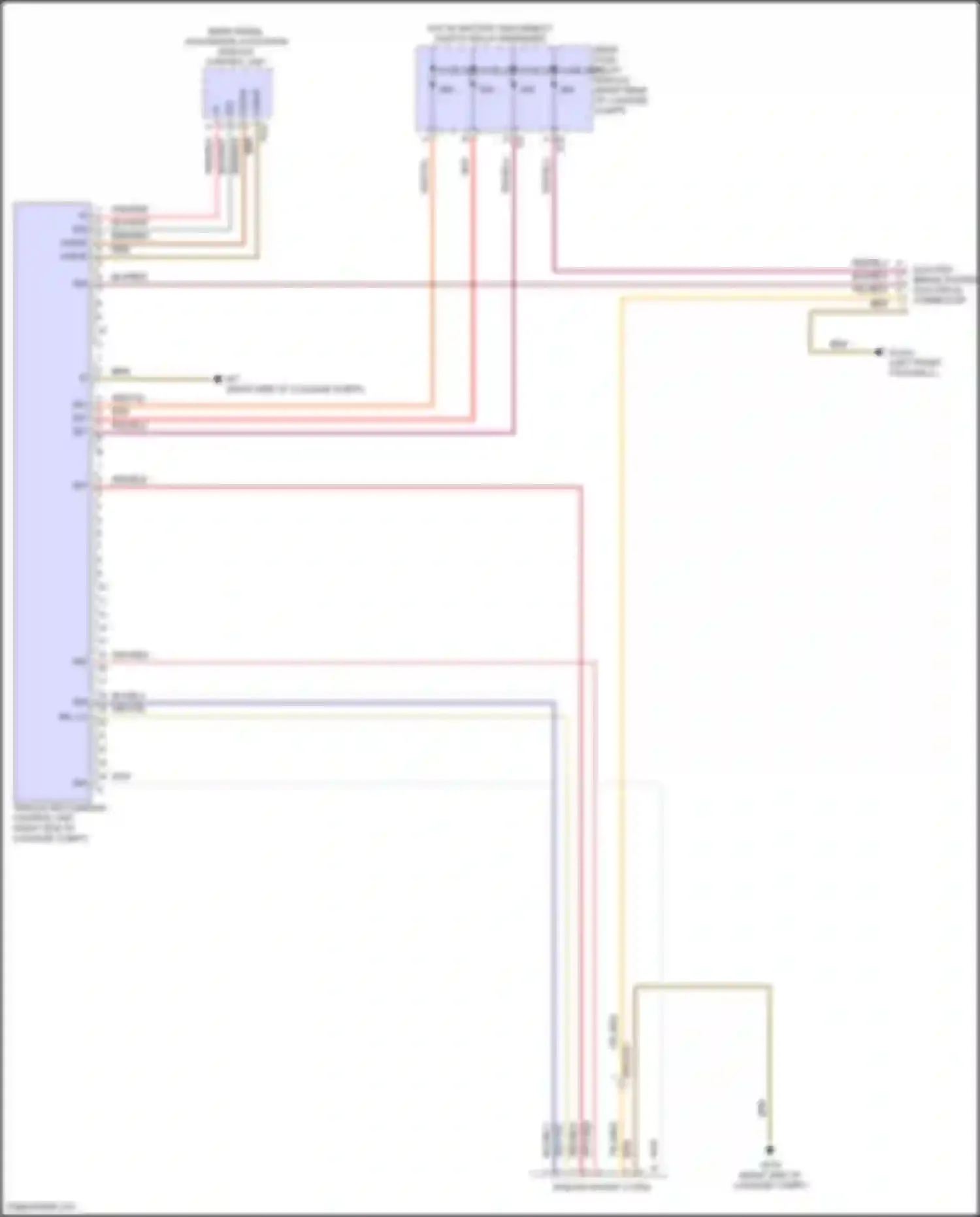 GLS-class Mercedes-Benz X167 facelift (2023-2024): Trailer light circuit