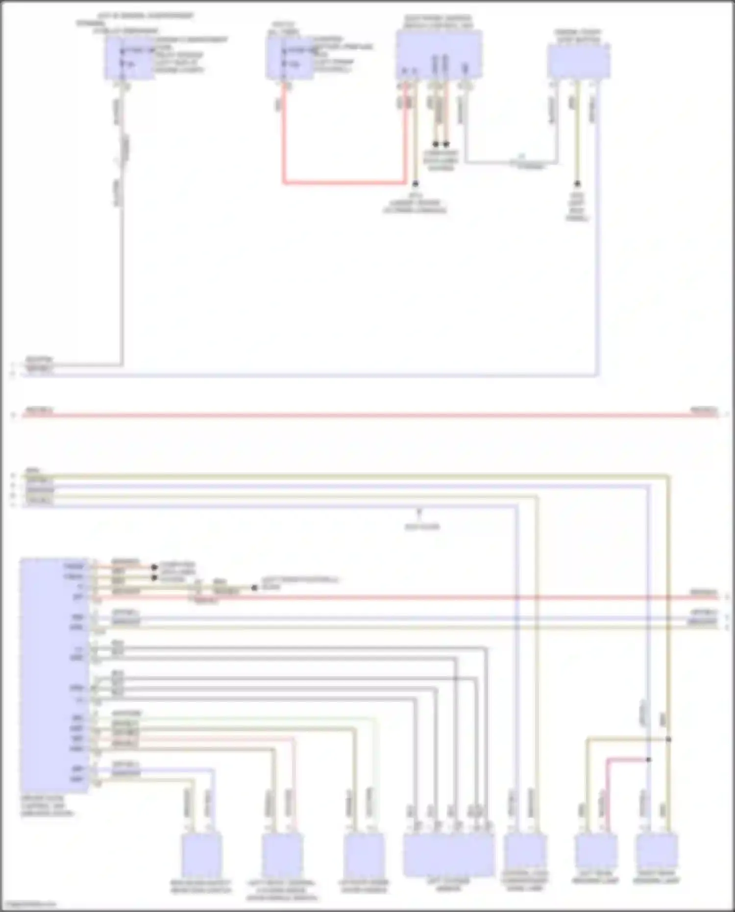 GLS-class Mercedes-Benz X167 facelift (2023-2024): Instrument illumination circuit (2 of 3)