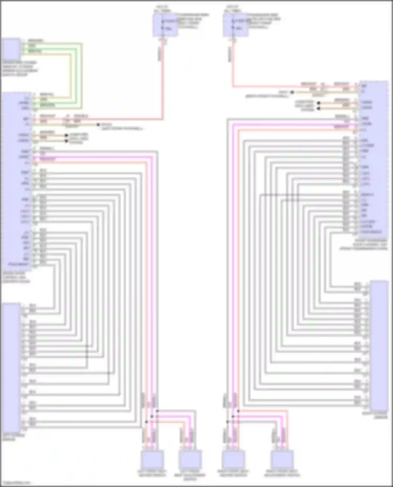 GLS-class Mercedes-Benz X167 facelift (2023-2024): Memory mirrors circuit
