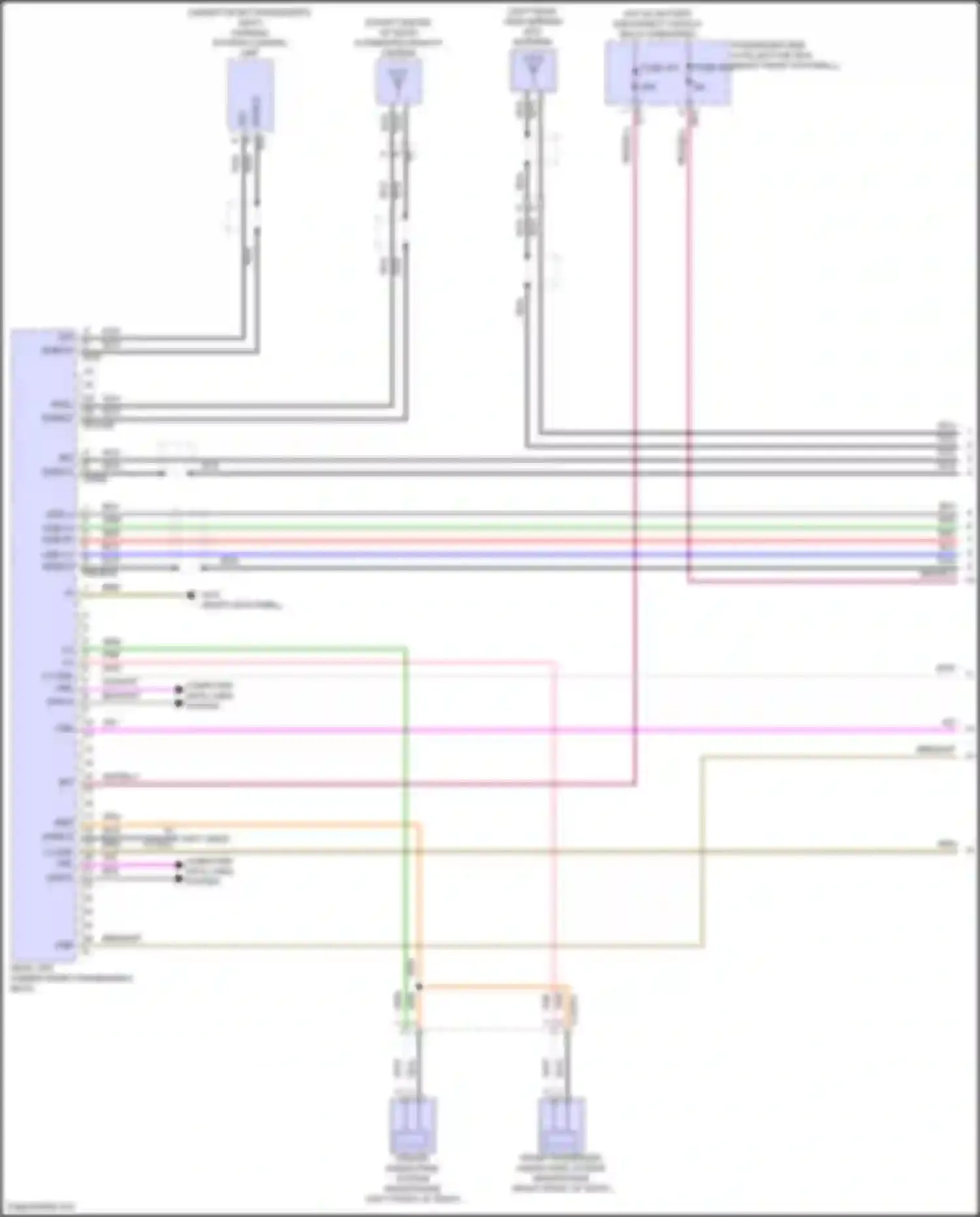 GLS-class Mercedes-Benz X167 facelift (2023-2024): Comand actuation circuit (1 of 5)