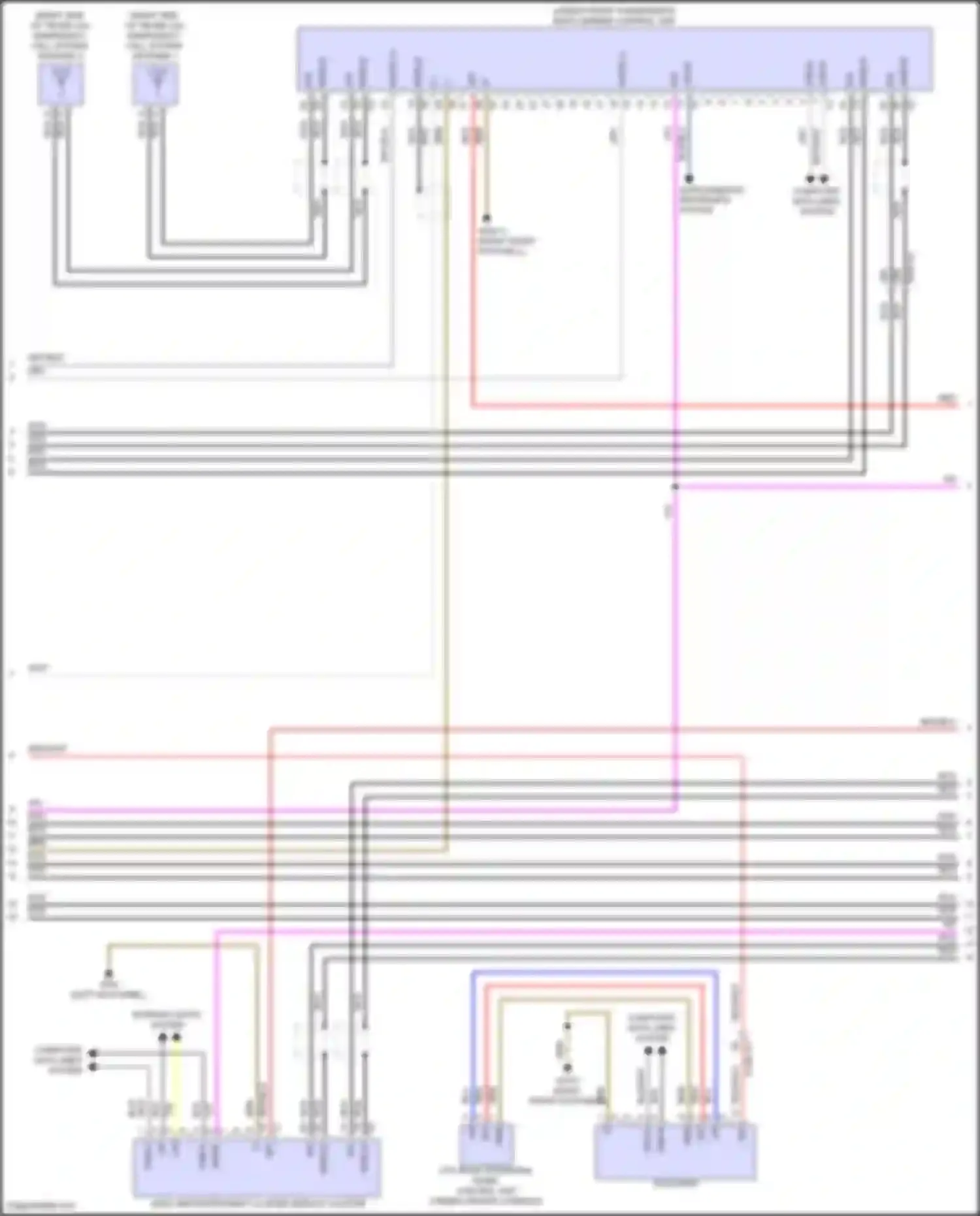 GLS-class Mercedes-Benz X167 facelift (2023-2024): Comand actuation circuit (4 of 5)