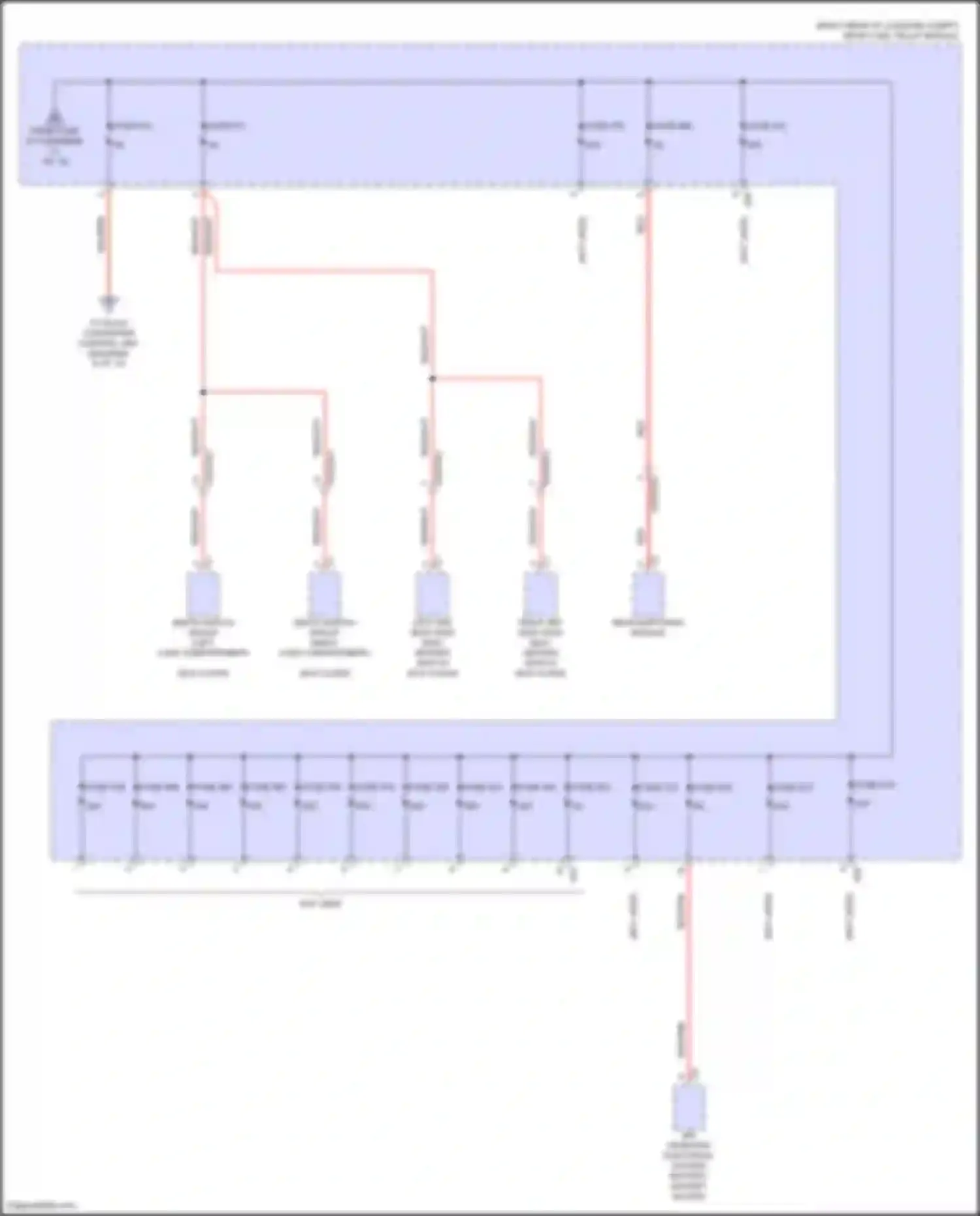 GLS-class Mercedes-Benz X167 facelift (2023-2024): Power distribution circuit (12 of 13)
