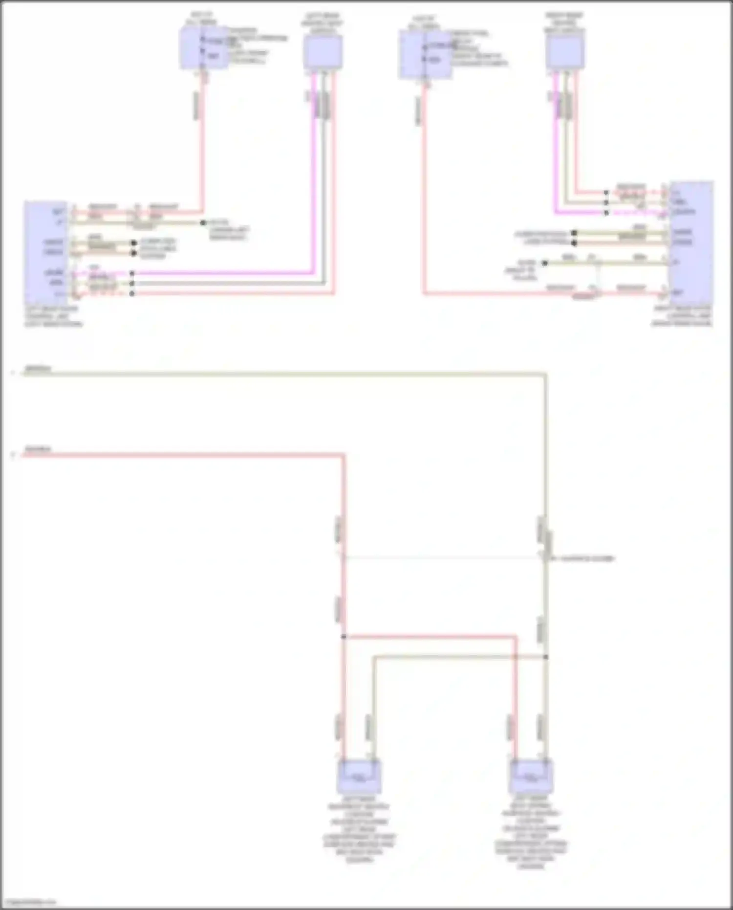 GLS-class Mercedes-Benz X167 facelift (2023-2024): Rear heated seats circuit (2 of 2)