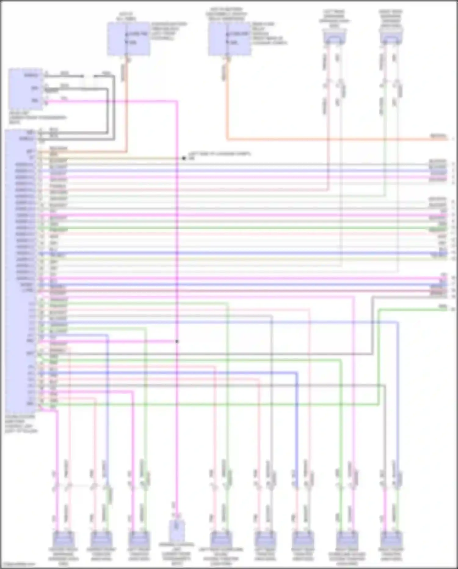GLS-class Mercedes-Benz X167 facelift (2023-2024): Sound amplifier circuit (1 of 3)