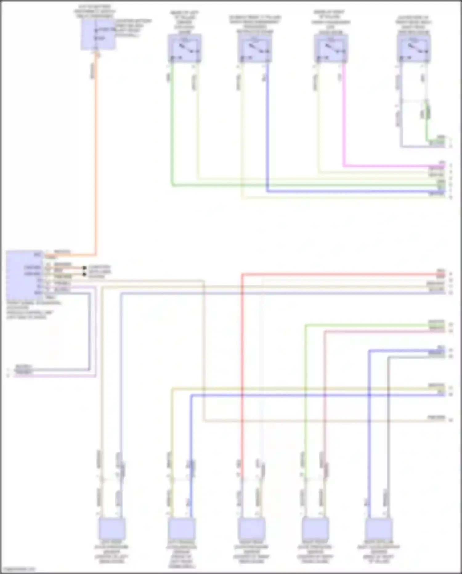 GLS-class Mercedes-Benz X167 facelift (2023-2024): Supplemental restraint circuit (4 of 5)