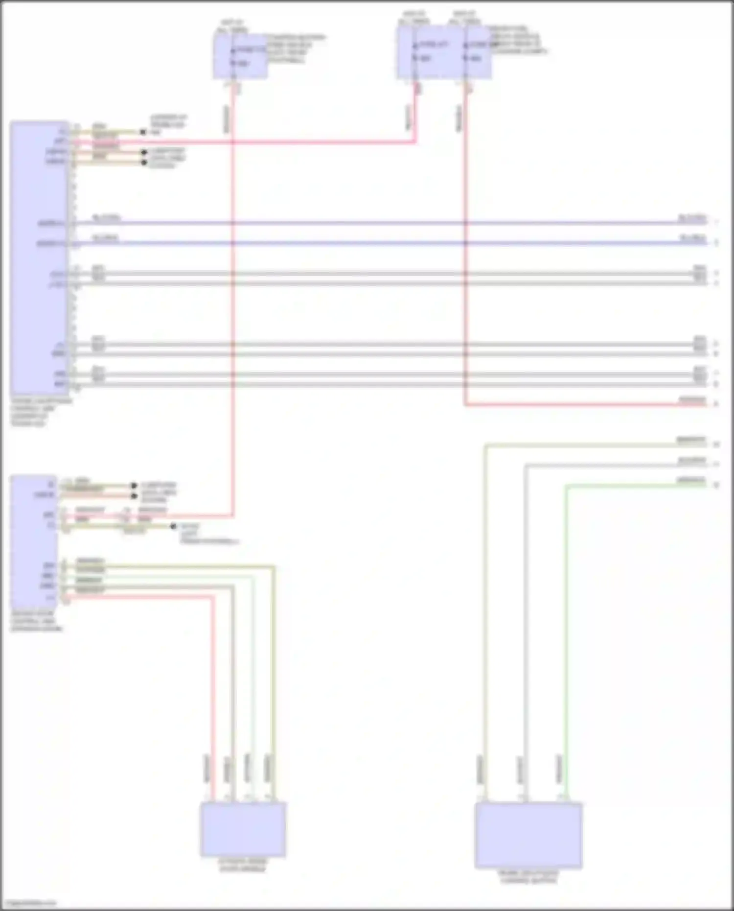 GLS-class Mercedes-Benz X167 facelift (2023-2024): Trunk pull-down circuit (1 of 2)