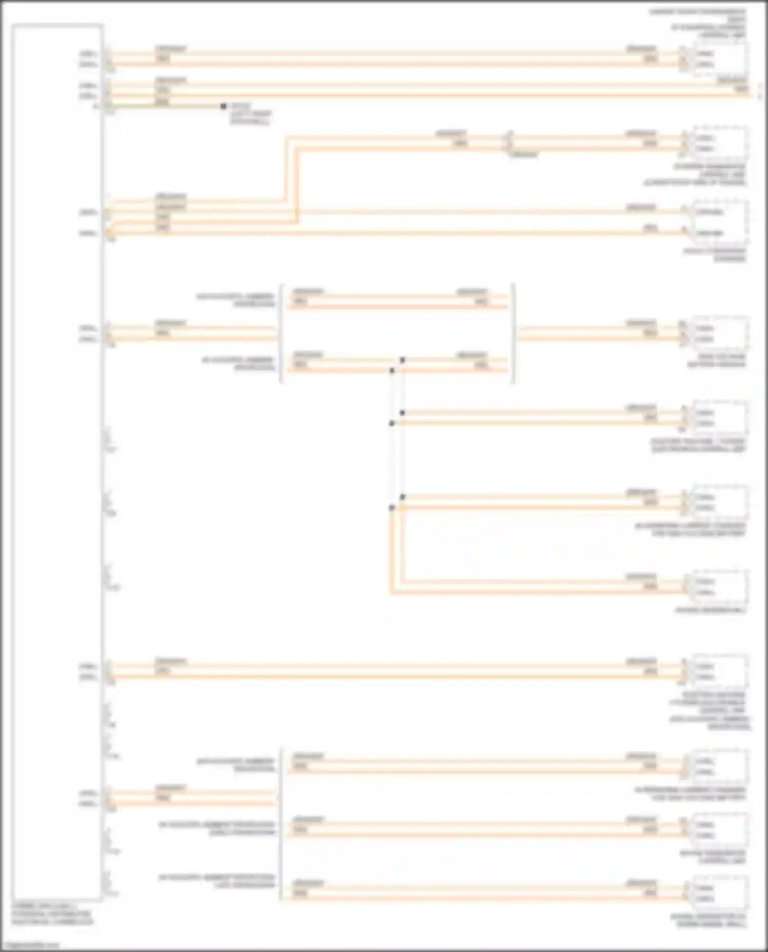 GLS-class Mercedes-Benz X167 (2019-2023): High/low bus circuit (1 of 8)