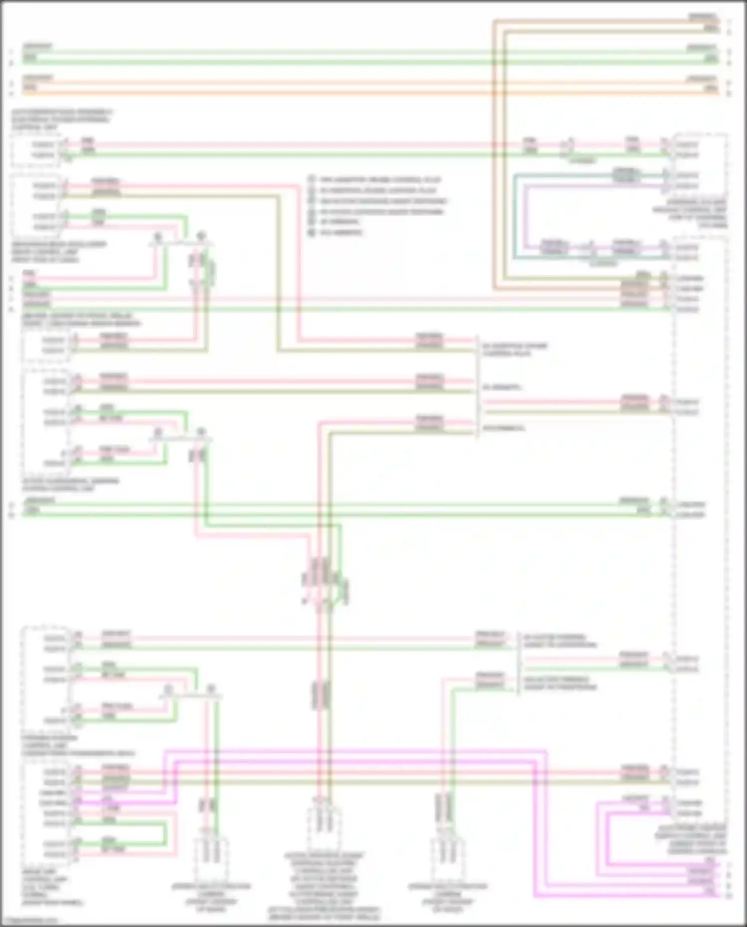 GLS-class Mercedes-Benz X167 (2019-2023): High/low bus circuit (3 of 8)