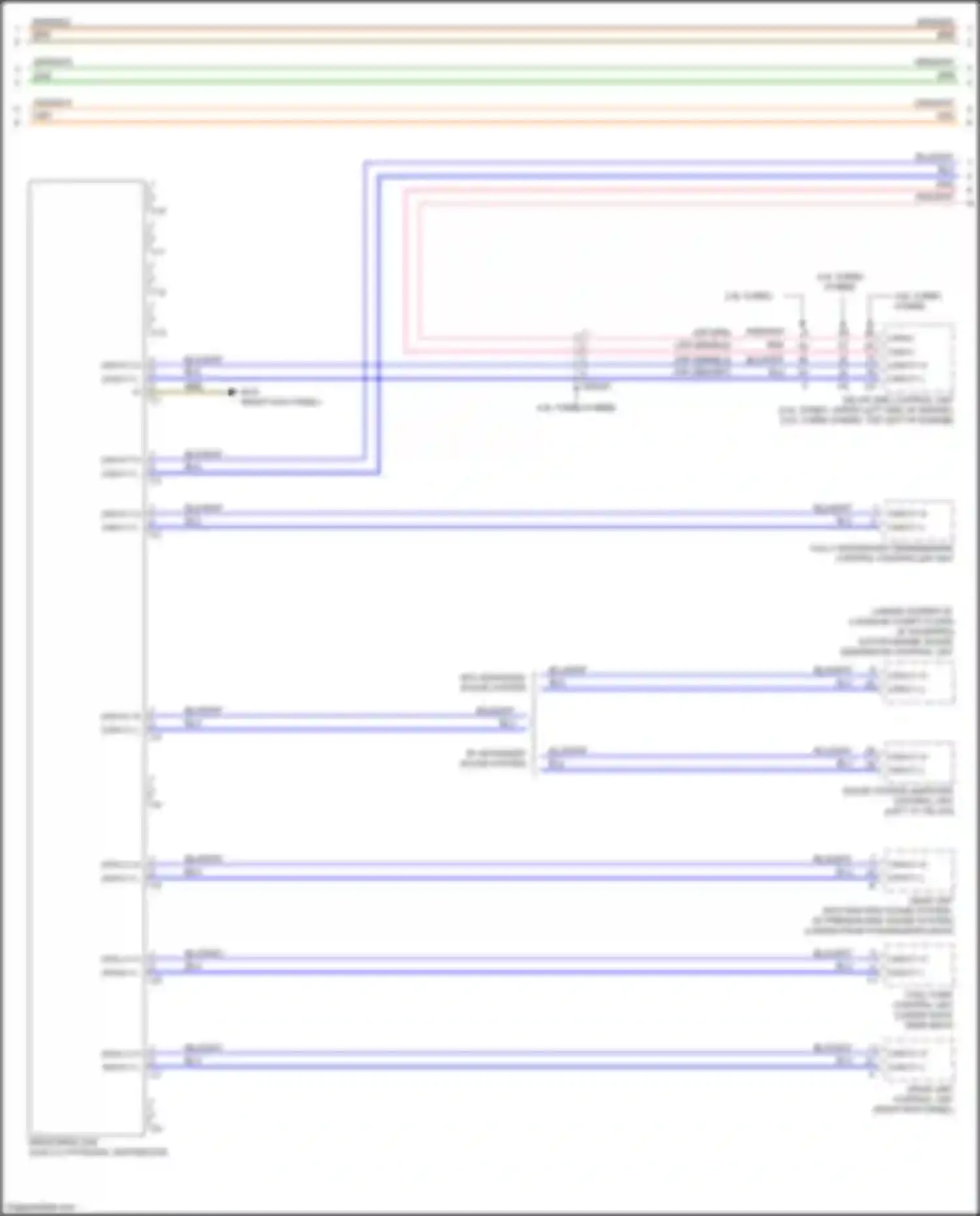 GLS-class Mercedes-Benz X167 (2019-2023): High/low bus circuit (6 of 8)