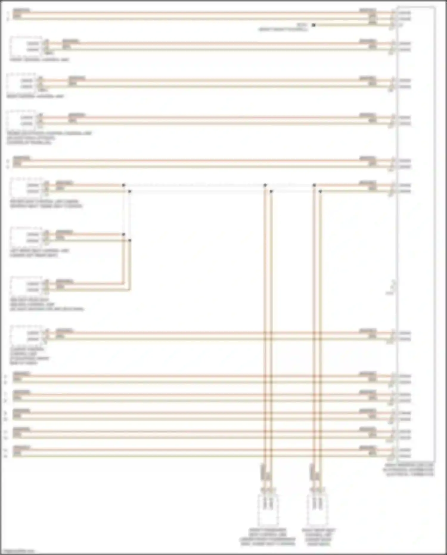 GLS-class Mercedes-Benz X167 (2019-2023): High/low bus circuit (8 of 8)