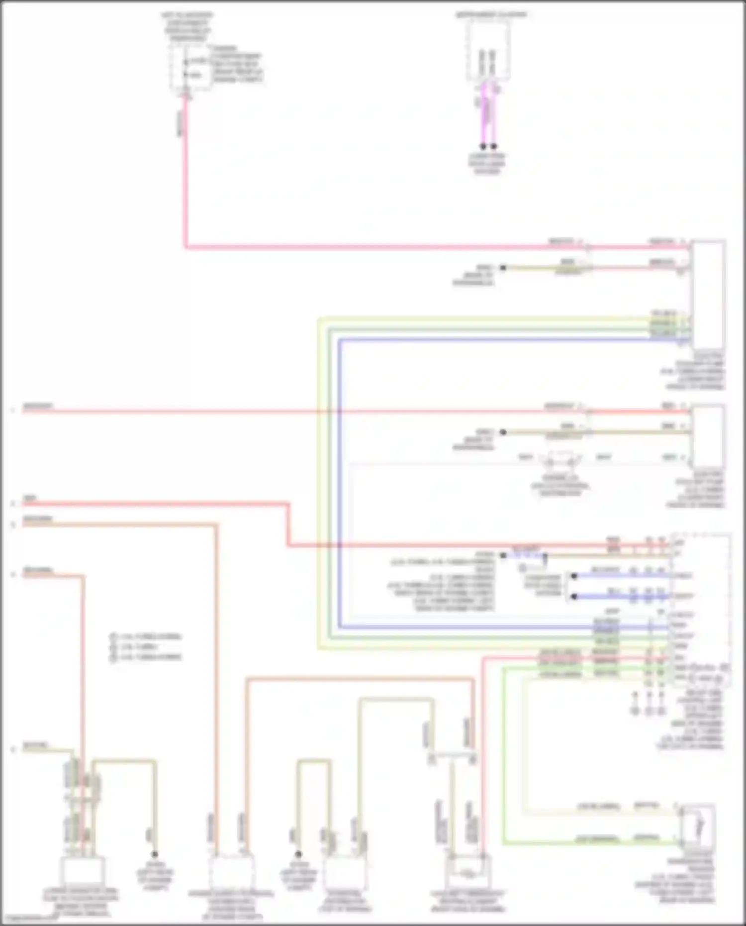 GLS-class Mercedes-Benz X167 (2019-2023): Engine compartment cooling fan circuit (2 of 2)