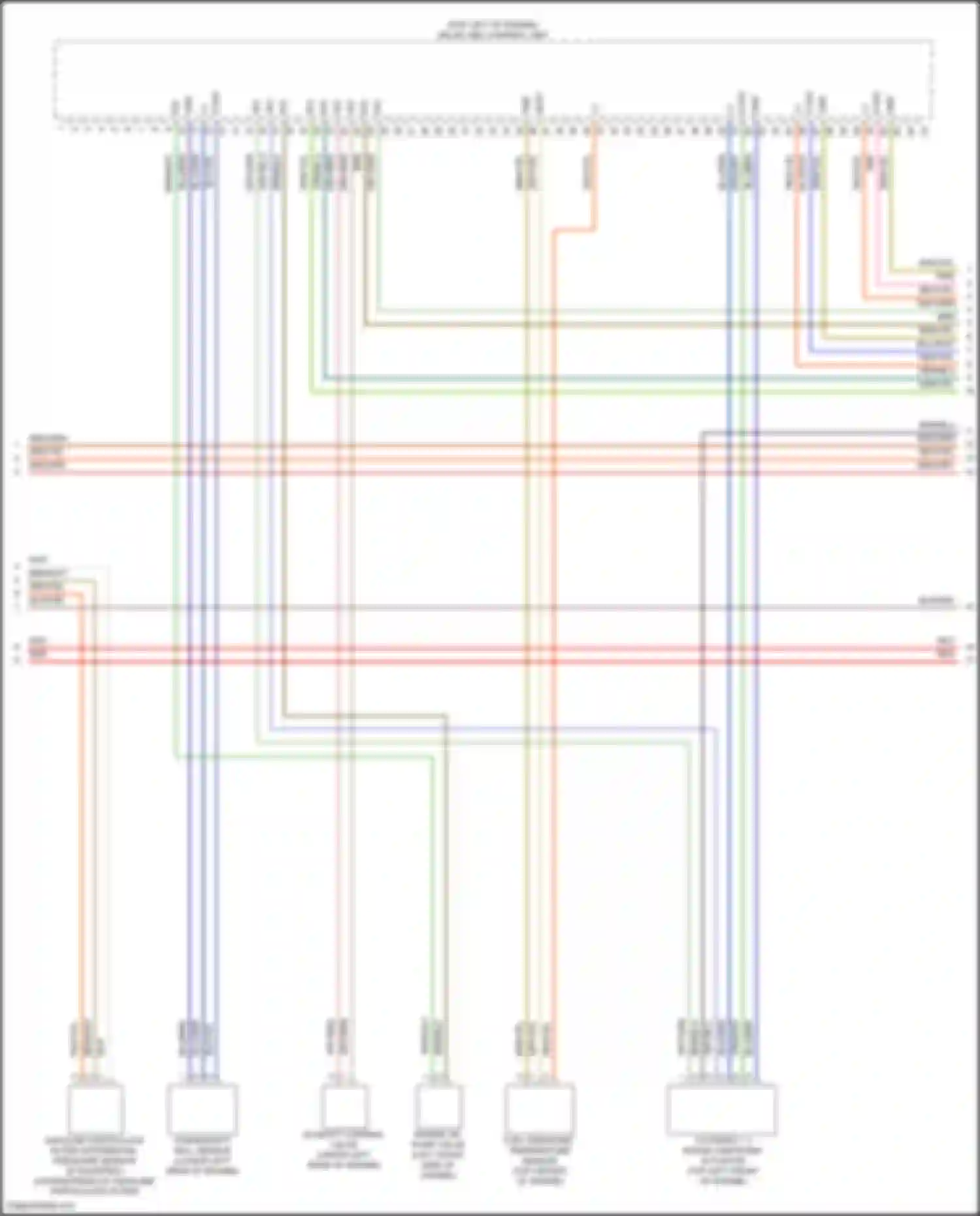 GLS-class Mercedes-Benz X167 (2019-2023): Wiring diagram engine performance 3.0l turbo hybrid, engine controls circuit (2 of 10)