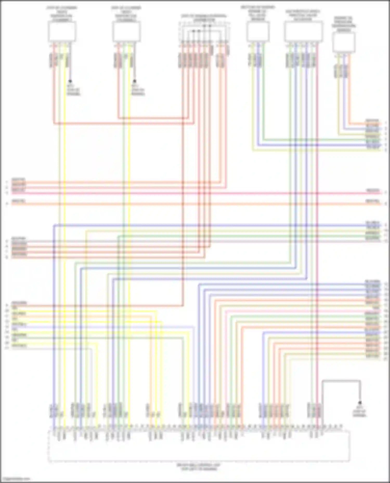 GLS-class Mercedes-Benz X167 (2019-2023): Wiring diagram engine performance 3.0l turbo hybrid, engine controls circuit (6 of 10)