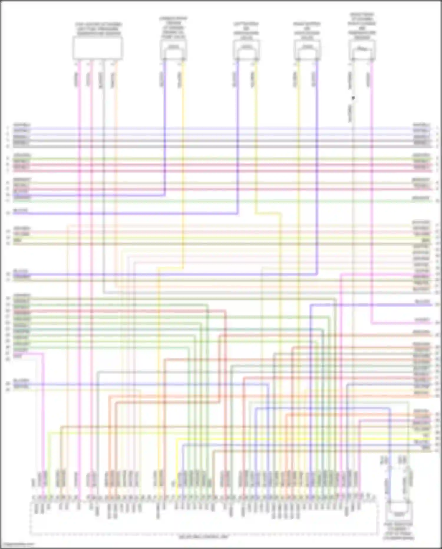 GLS-class Mercedes-Benz X167 (2019-2023): Wiring diagram engine performance 4.0l turbo hybrid, engine controls circuit (7 of 10)