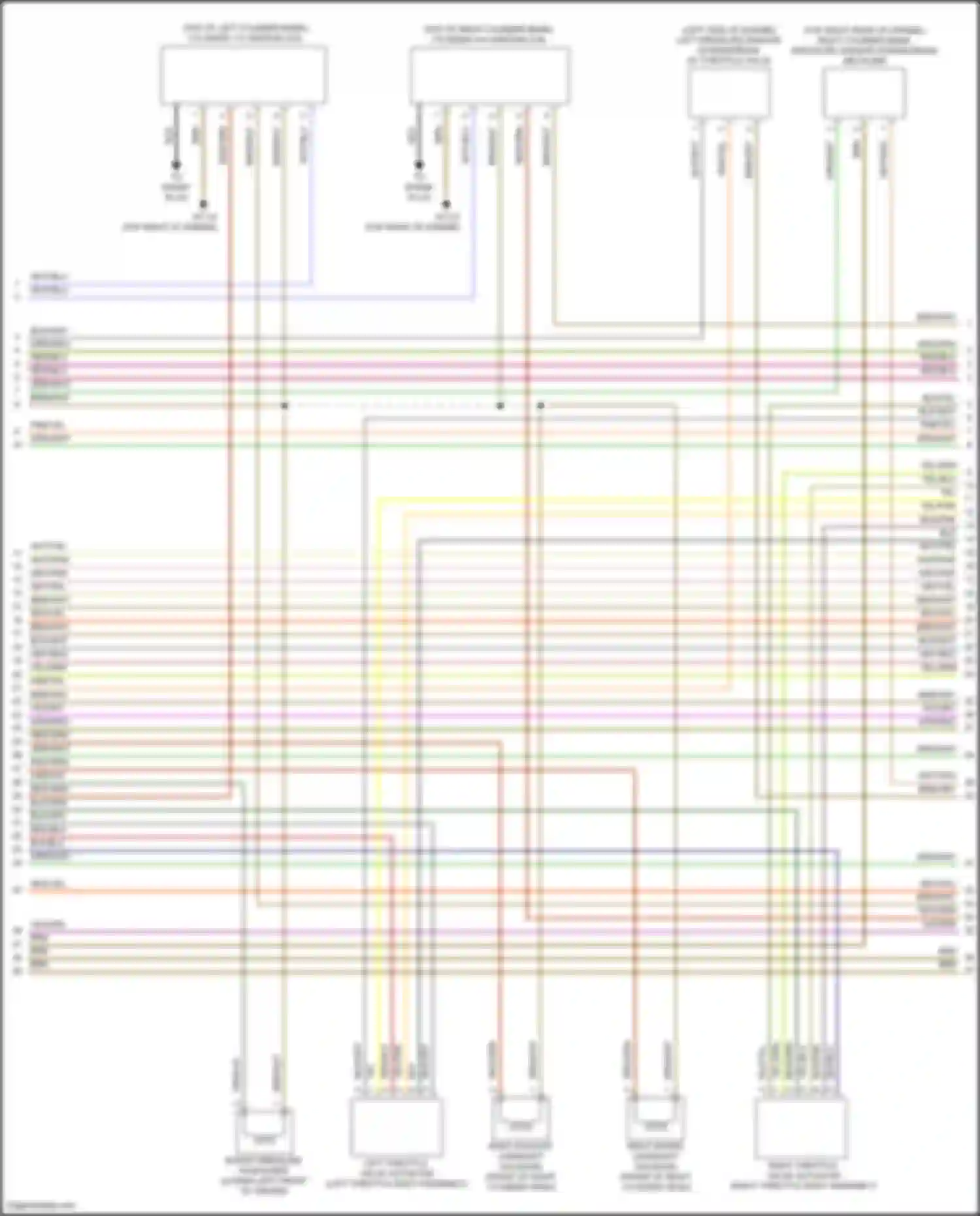 GLS-class Mercedes-Benz X167 (2019-2023): Wiring diagram engine performance 4.0l turbo hybrid, engine controls circuit (9 of 10)