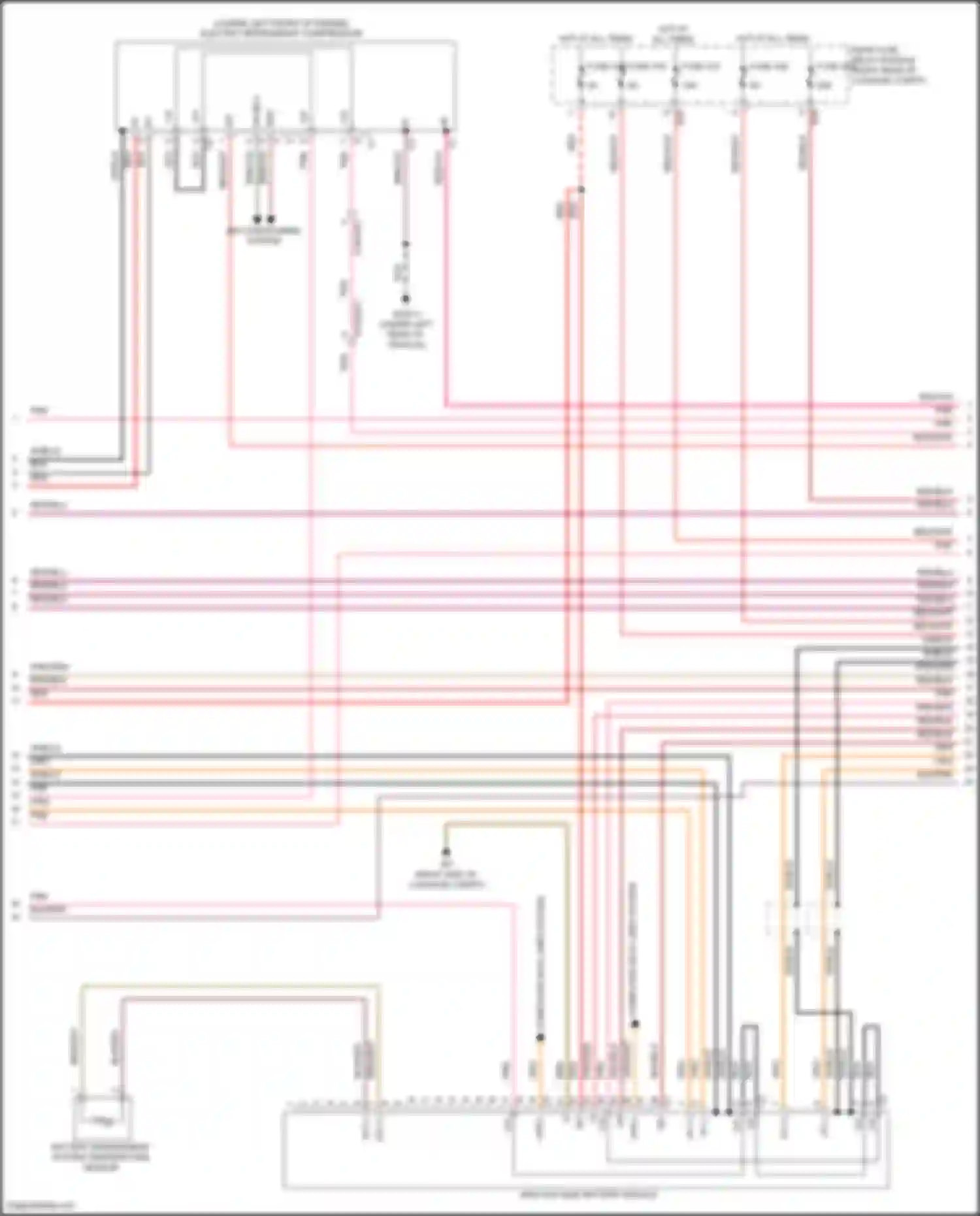 GLS-class Mercedes-Benz X167 (2019-2023): Wiring diagram engine performance 4.0l turbo hybrid, hybrid control circuit (5 of 10)