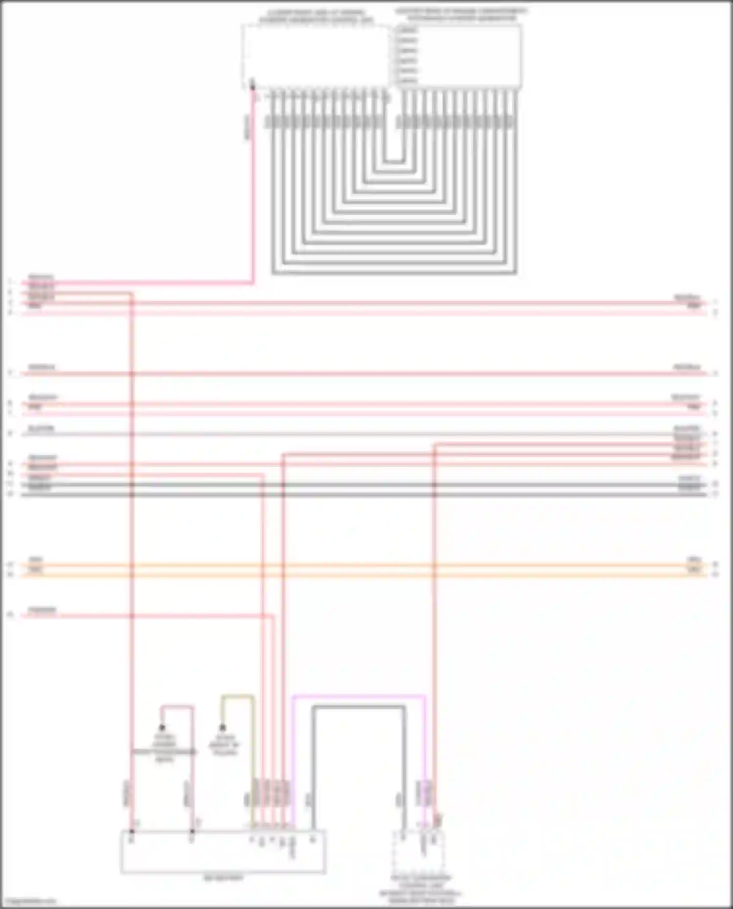 GLS-class Mercedes-Benz X167 (2019-2023): Wiring diagram engine performance 4.0l turbo hybrid, hybrid control circuit (7 of 10)