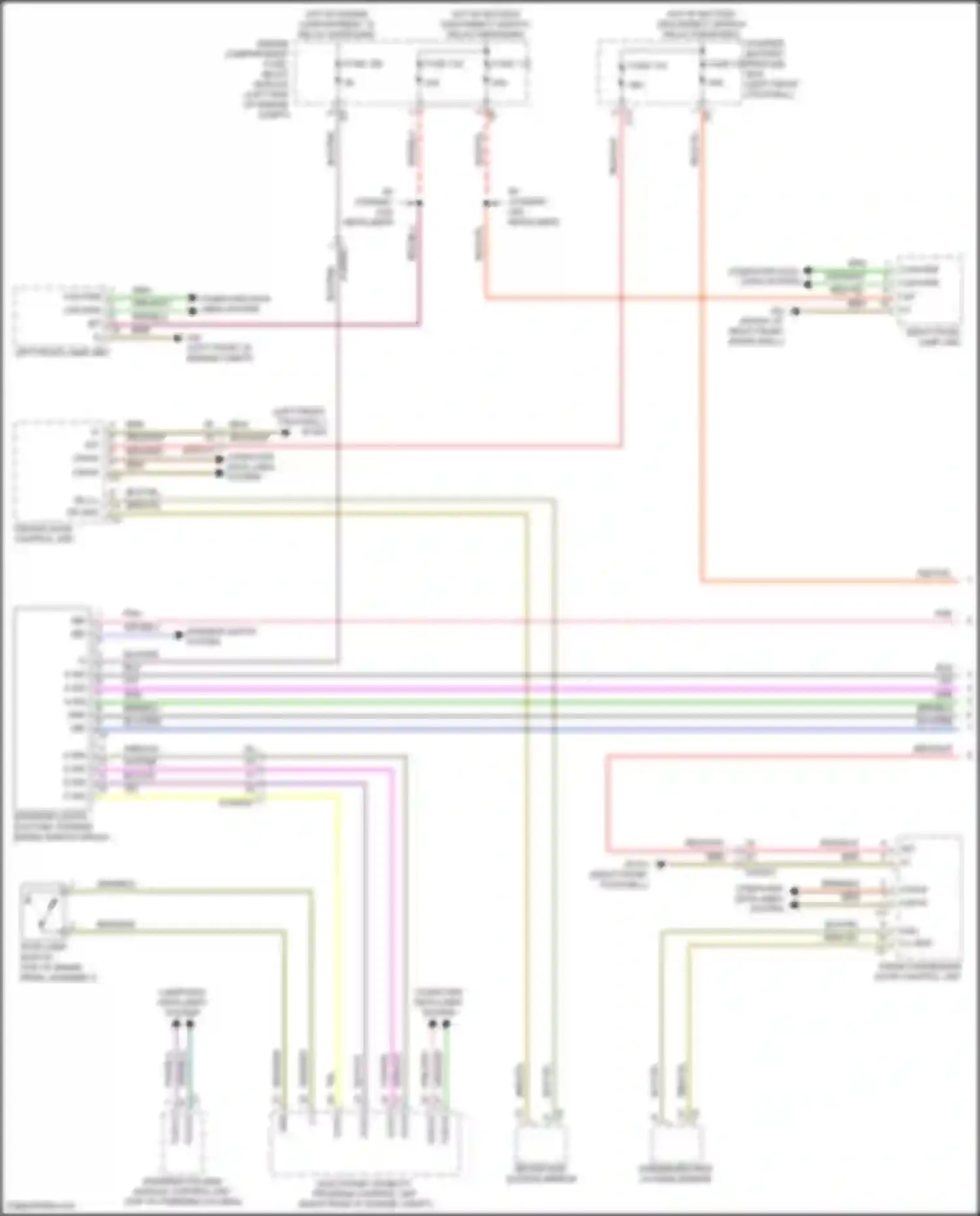 GLS-class Mercedes-Benz X167 (2019-2023): Exterior lamps circuit (1 of 2)