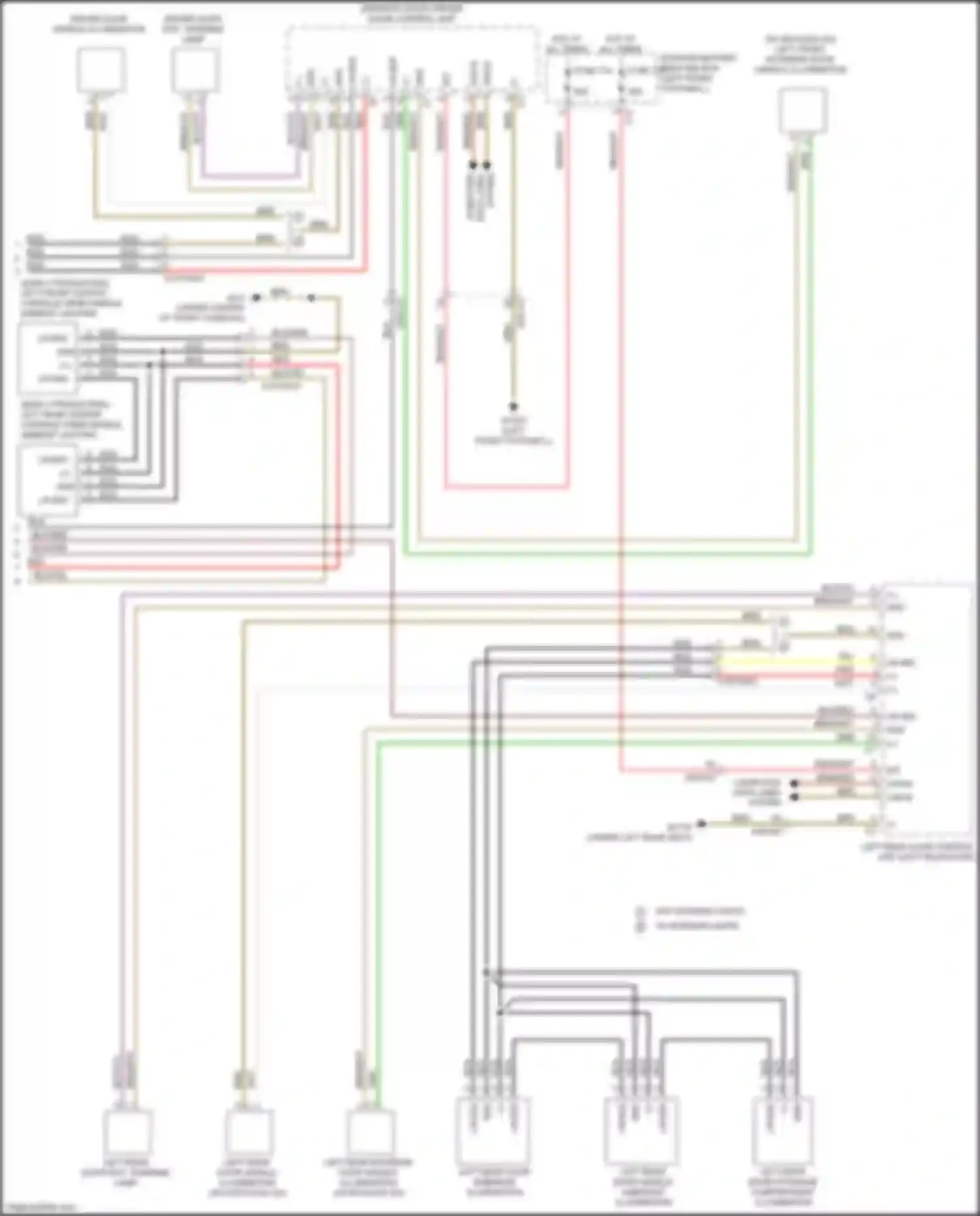 GLS-class Mercedes-Benz X167 (2019-2023): Courtesy lamps circuit (6 of 6)