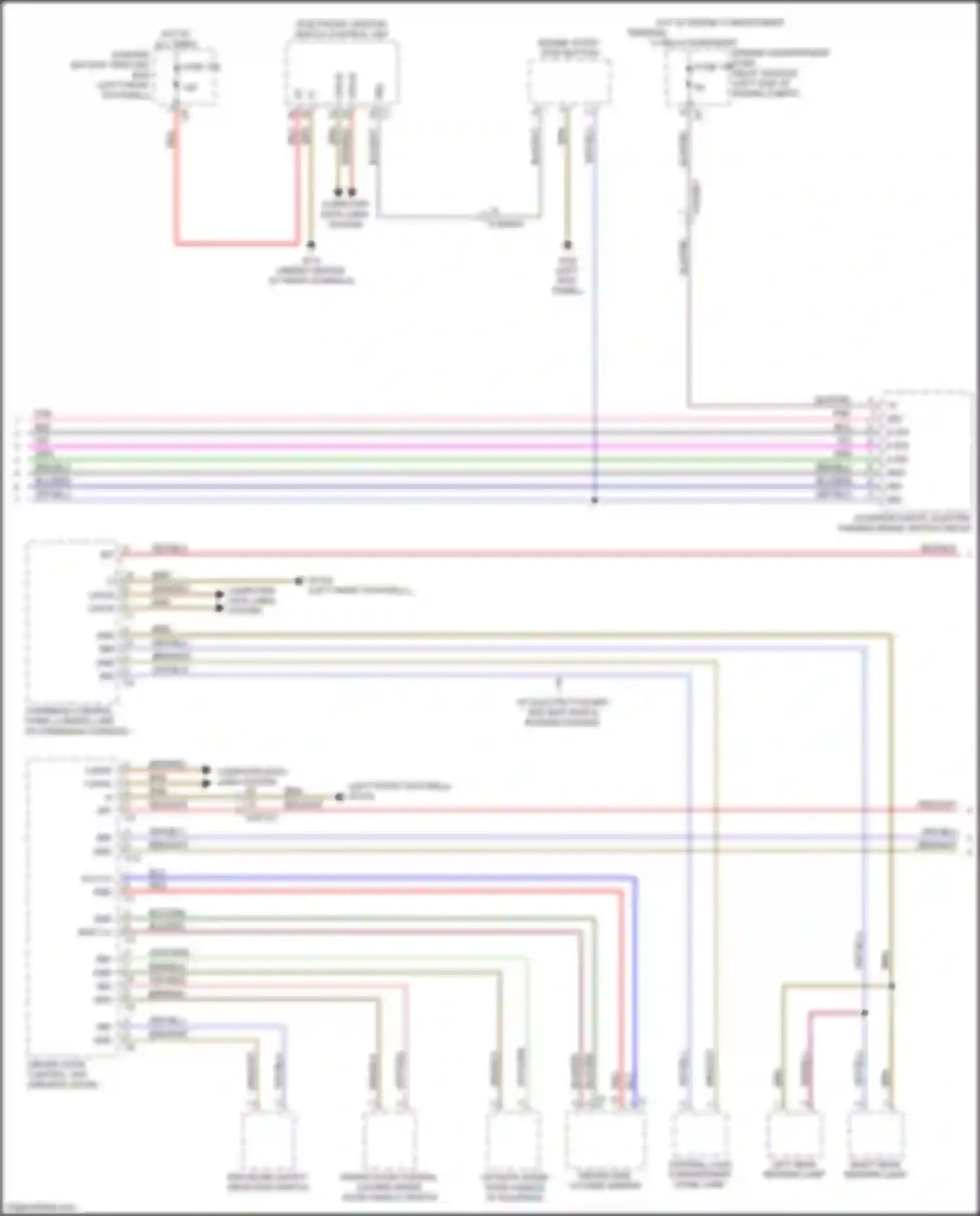 GLS-class Mercedes-Benz X167 (2019-2023): Instrument illumination circuit (2 of 3)