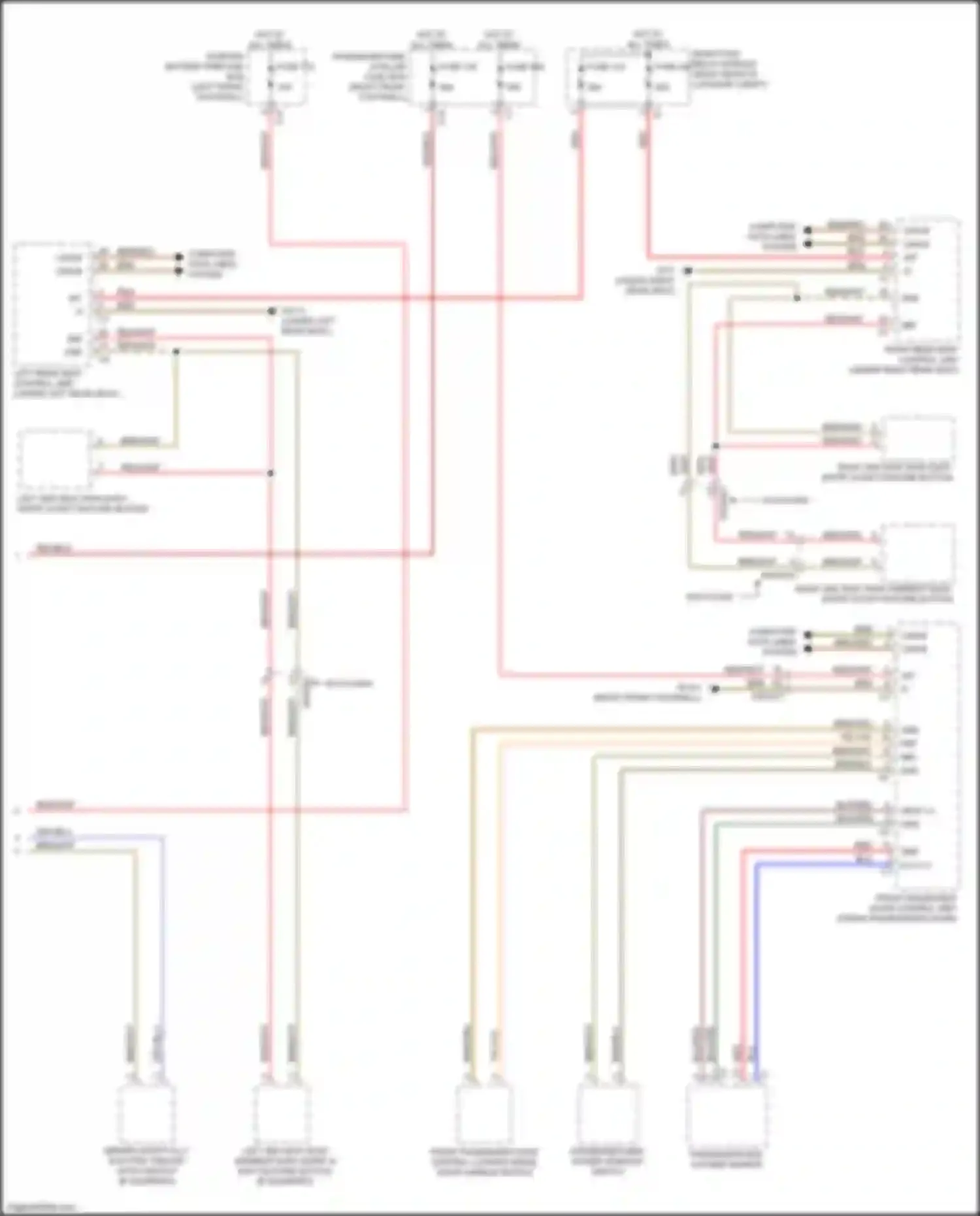 GLS-class Mercedes-Benz X167 (2019-2023): Instrument illumination circuit (3 of 3)