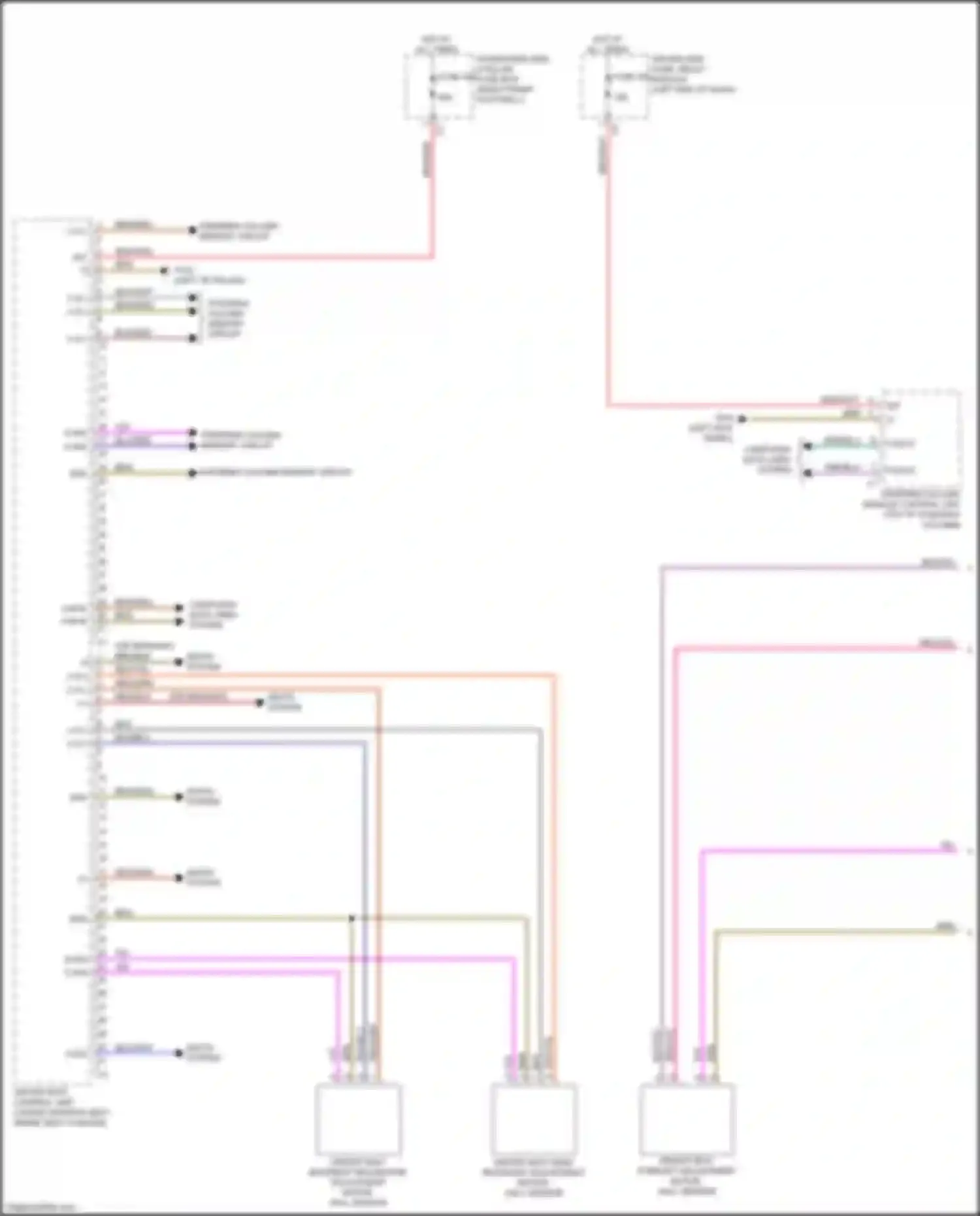 GLS-class Mercedes-Benz X167 (2019-2023): Driver"s memory seat circuit (1 of 2)