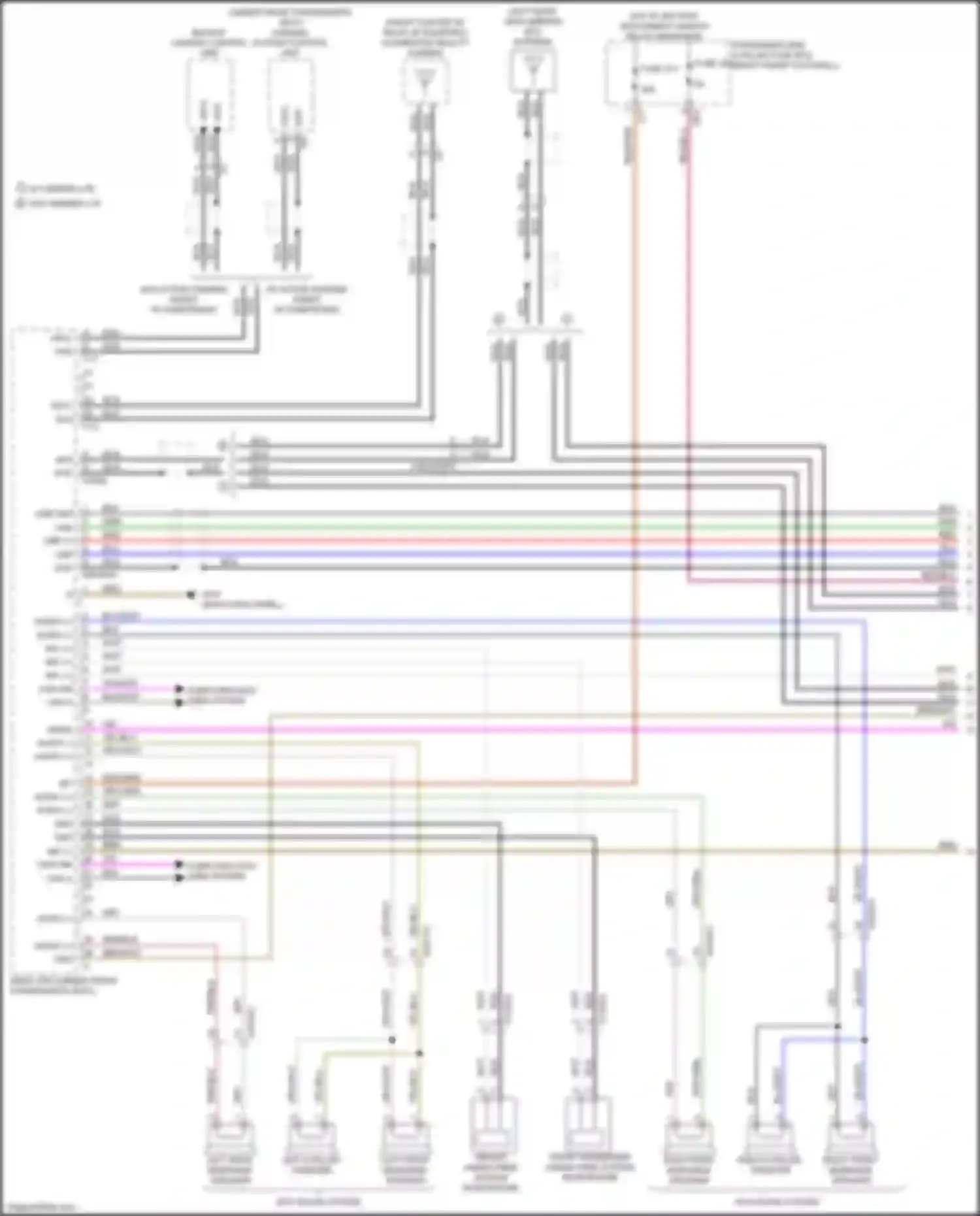 GLS-class Mercedes-Benz X167 (2019-2023): Comand actuation circuit (1 of 5)