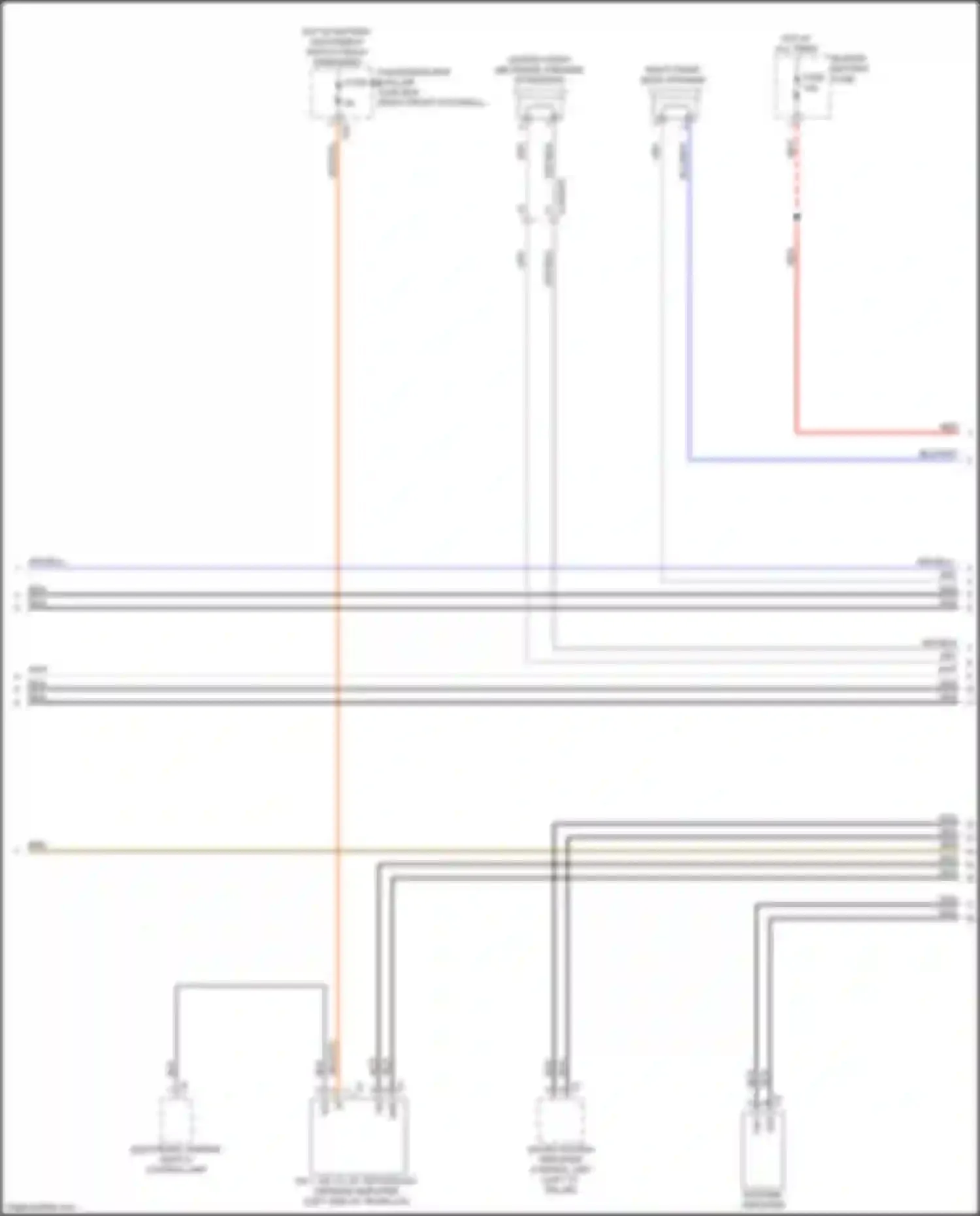 GLS-class Mercedes-Benz X167 (2019-2023): Comand actuation circuit (3 of 5)
