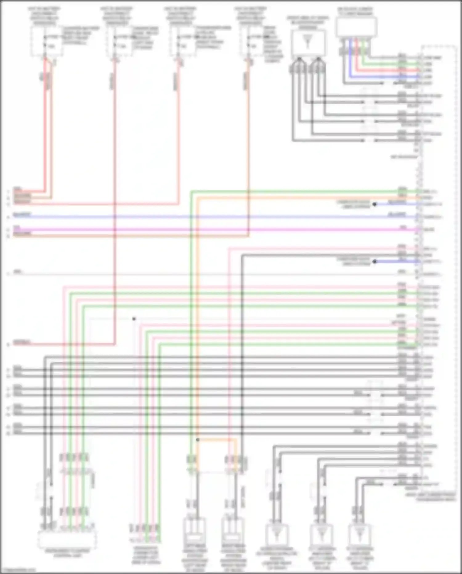 GLS-class Mercedes-Benz X167 (2019-2023): Comand actuation circuit (5 of 5)