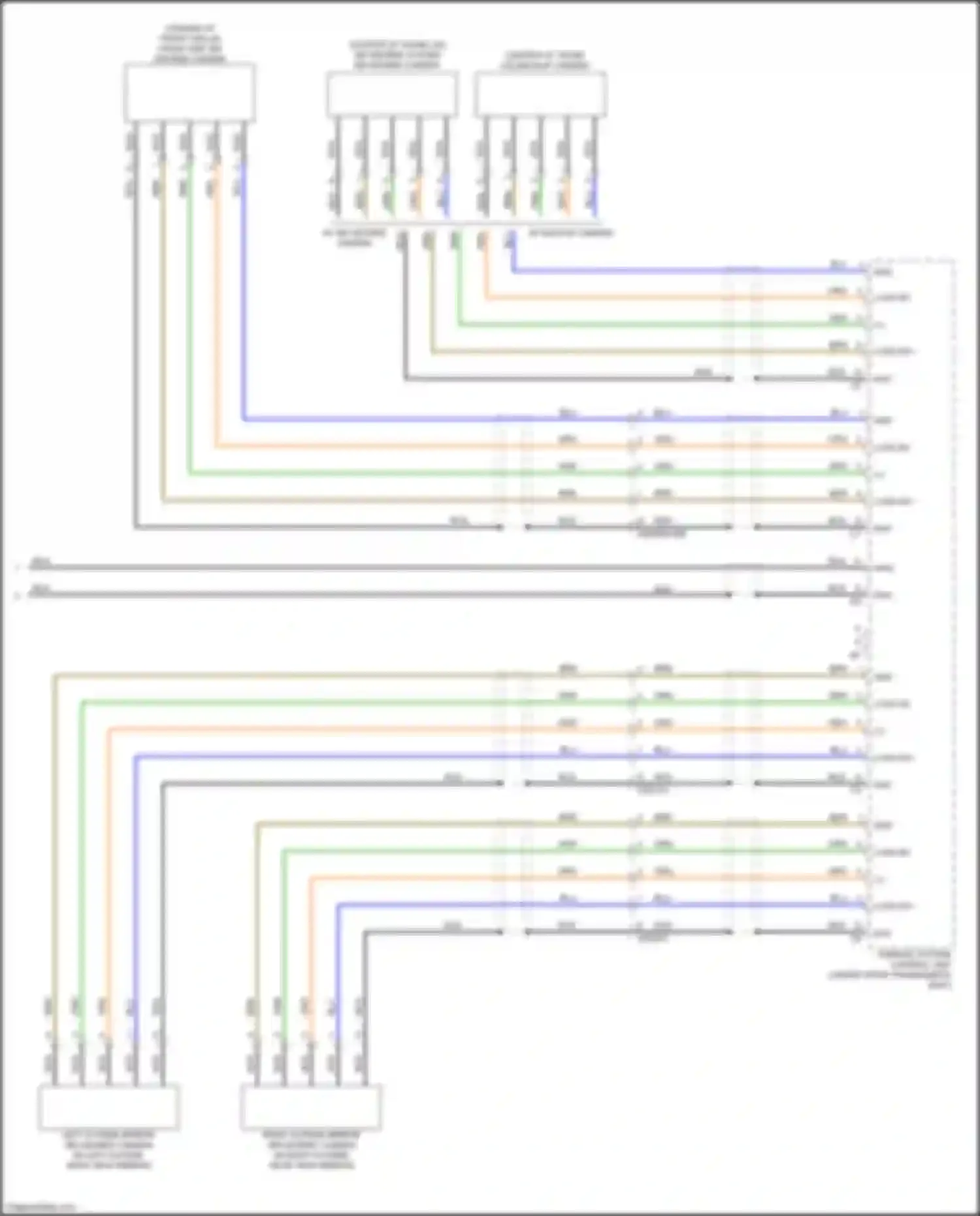 GLS-class Mercedes-Benz X167 (2019-2023): Parktronic circuit (3 of 3)
