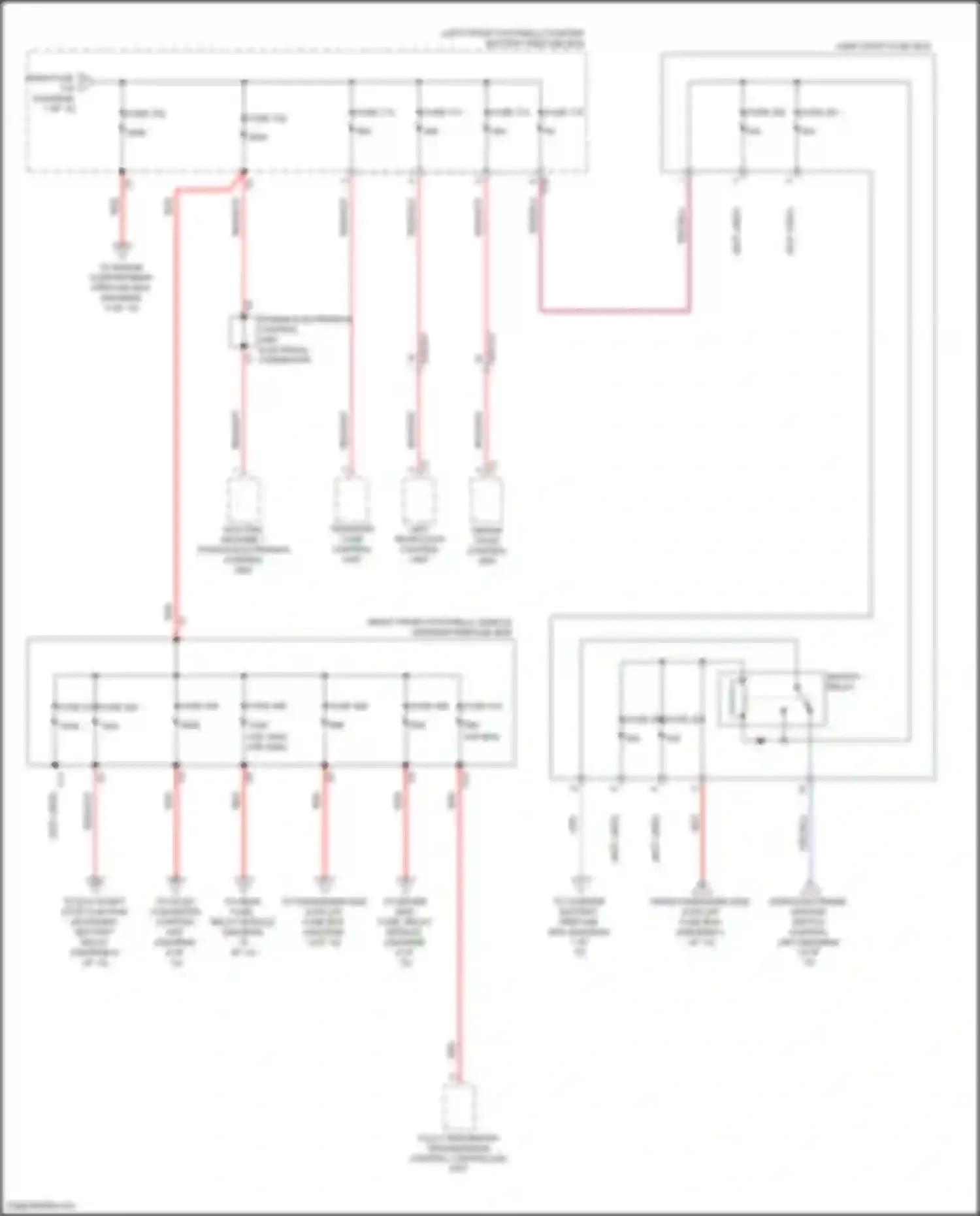 GLS-class Mercedes-Benz X167 (2019-2023): Power distribution circuit (5 of 13)