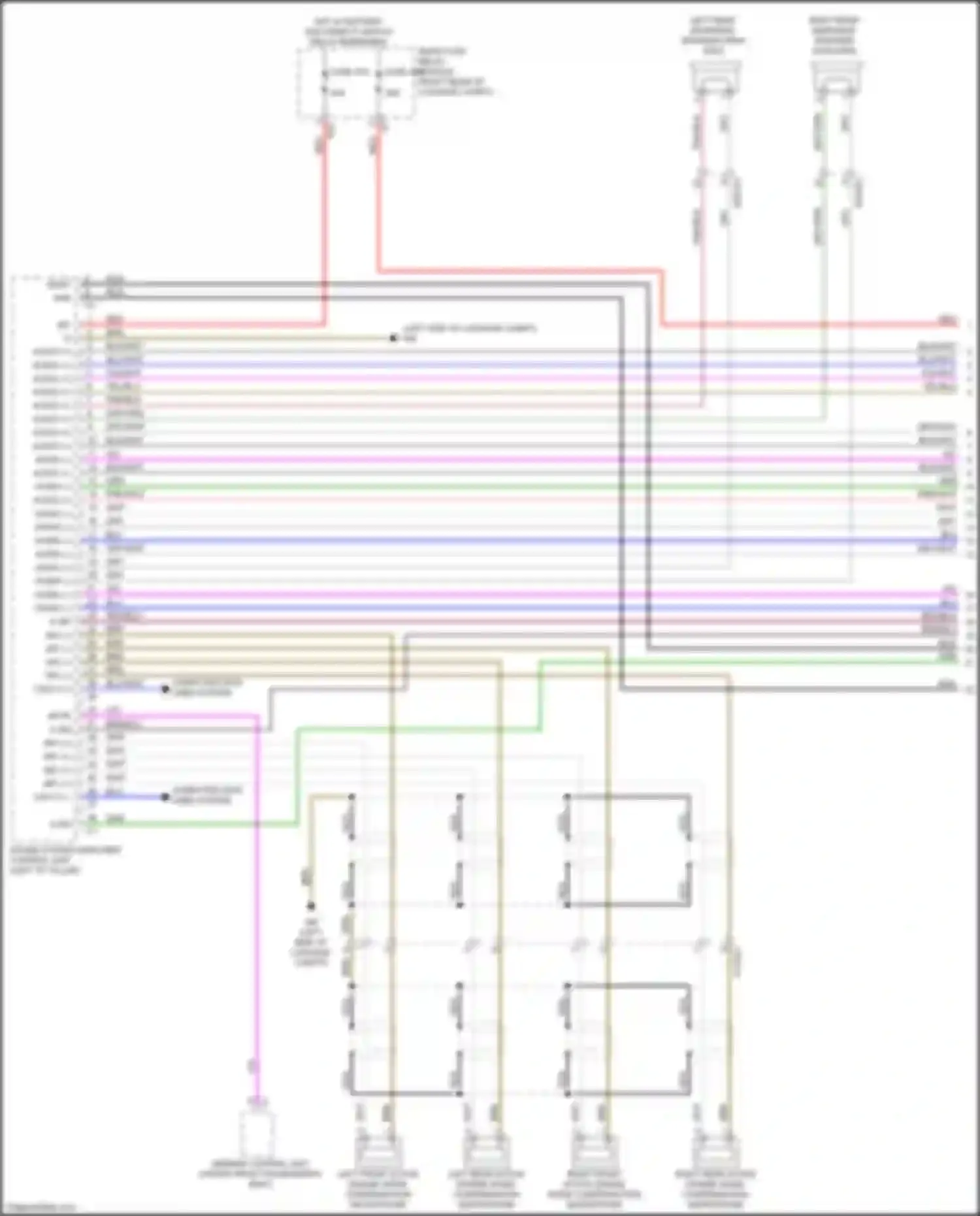 GLS-class Mercedes-Benz X167 (2019-2023): Sound amplifier circuit, w/ high end sound system (1 of 3)