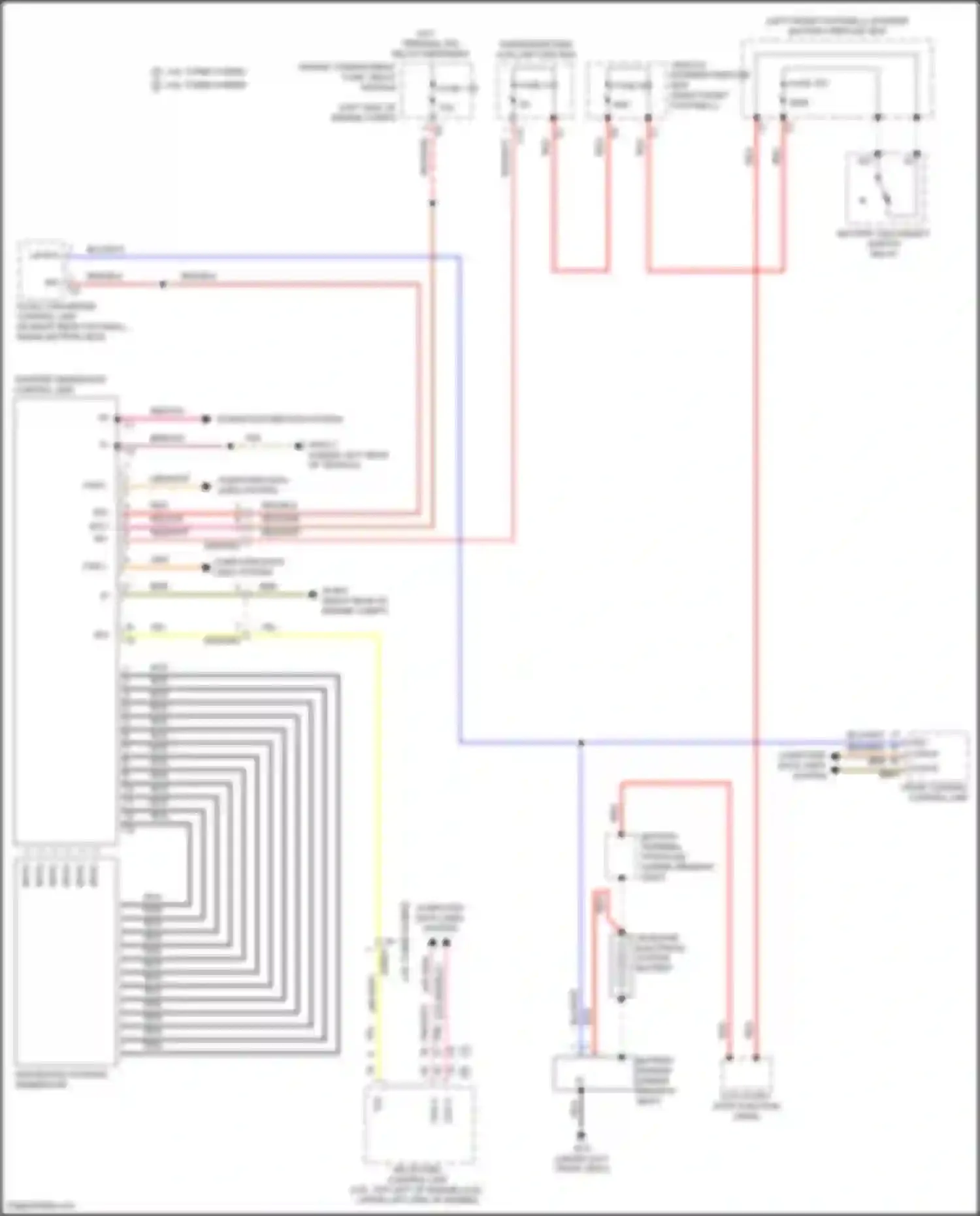 GLS-class Mercedes-Benz X167 (2019-2023): Charging circuit