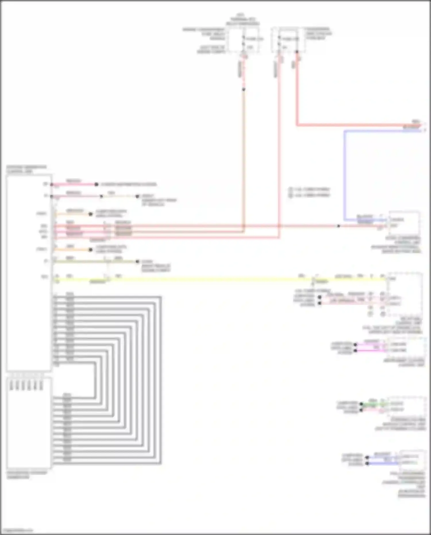 GLS-class Mercedes-Benz X167 (2019-2023): Starting circuit (1 of 2)