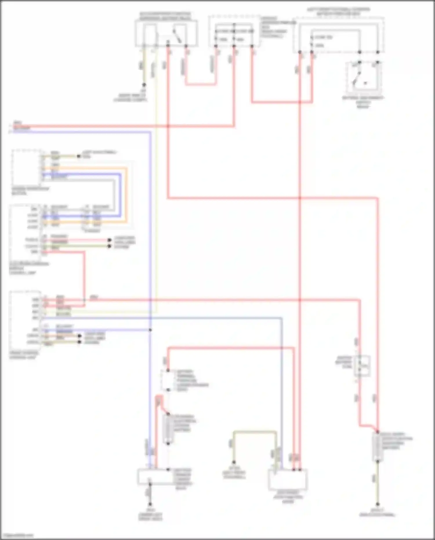 GLS-class Mercedes-Benz X167 (2019-2023): Starting circuit (2 of 2)