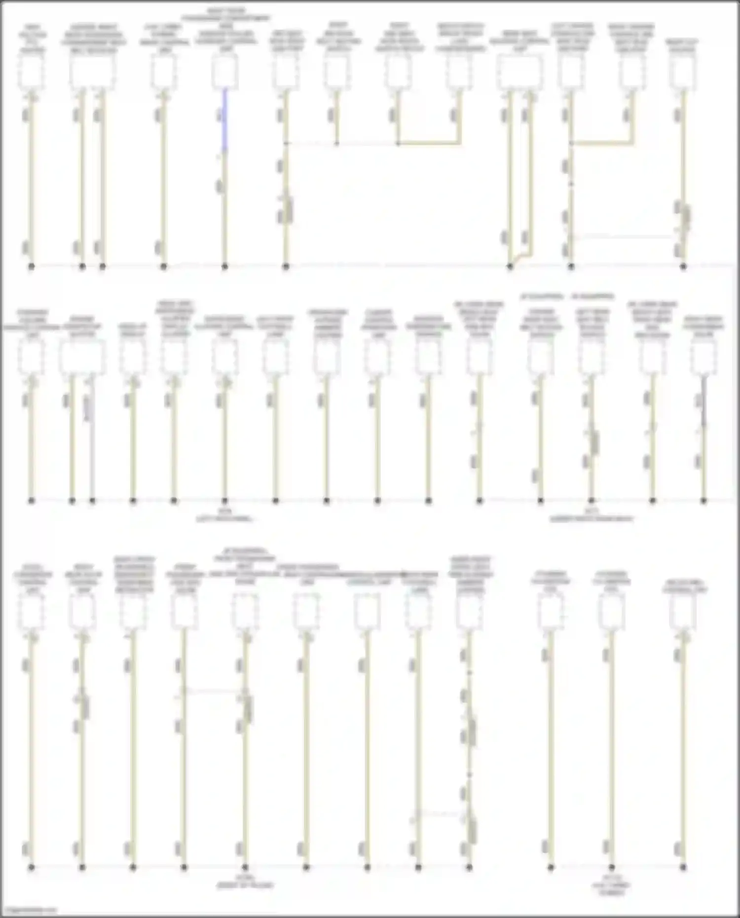 Maybach GLS-class Mercedes-Benz X167 (2019-2023): Ground distribution circuit (6 of 6)