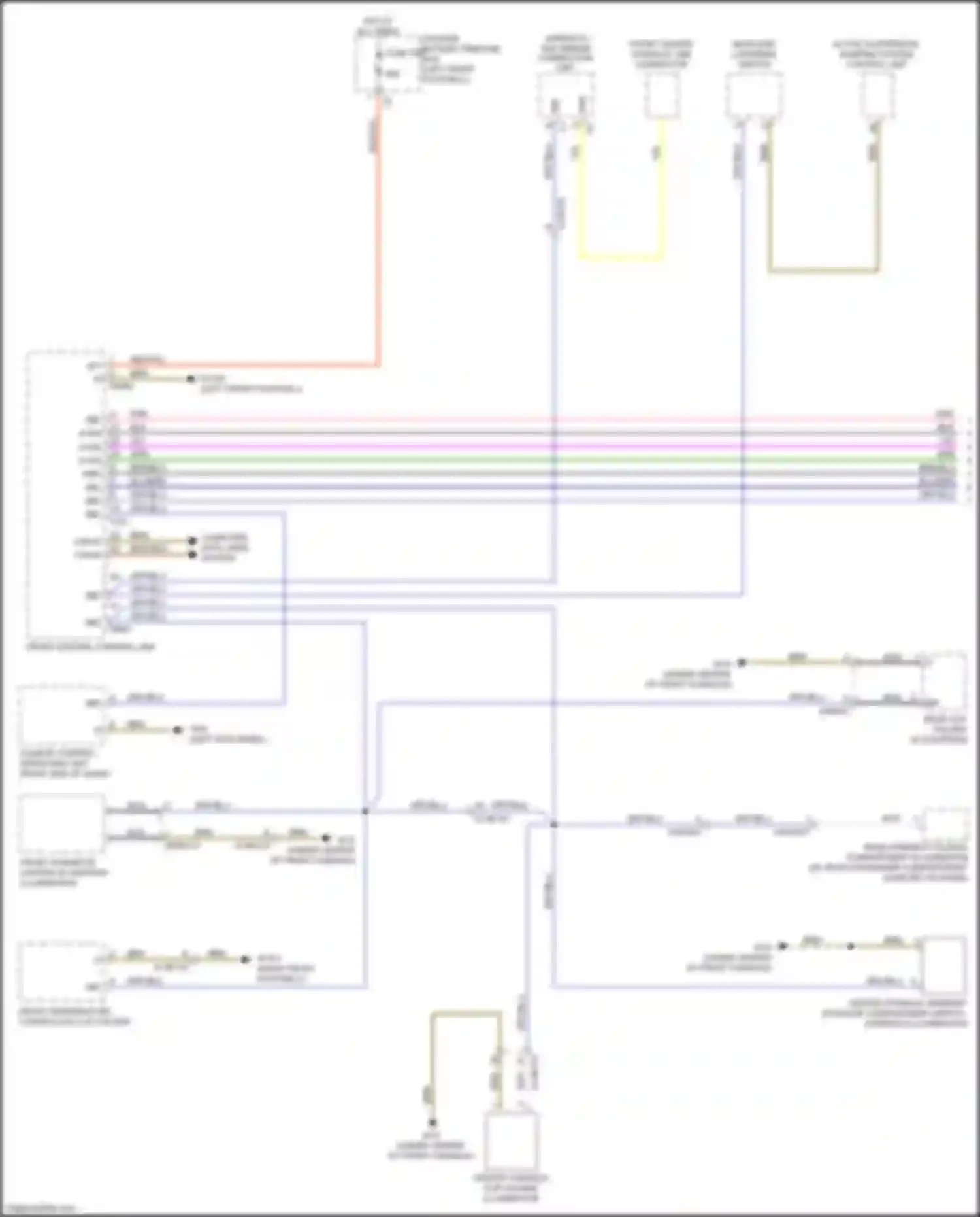 Maybach GLS-class Mercedes-Benz X167 (2019-2023): Instrument illumination circuit (1 of 3)