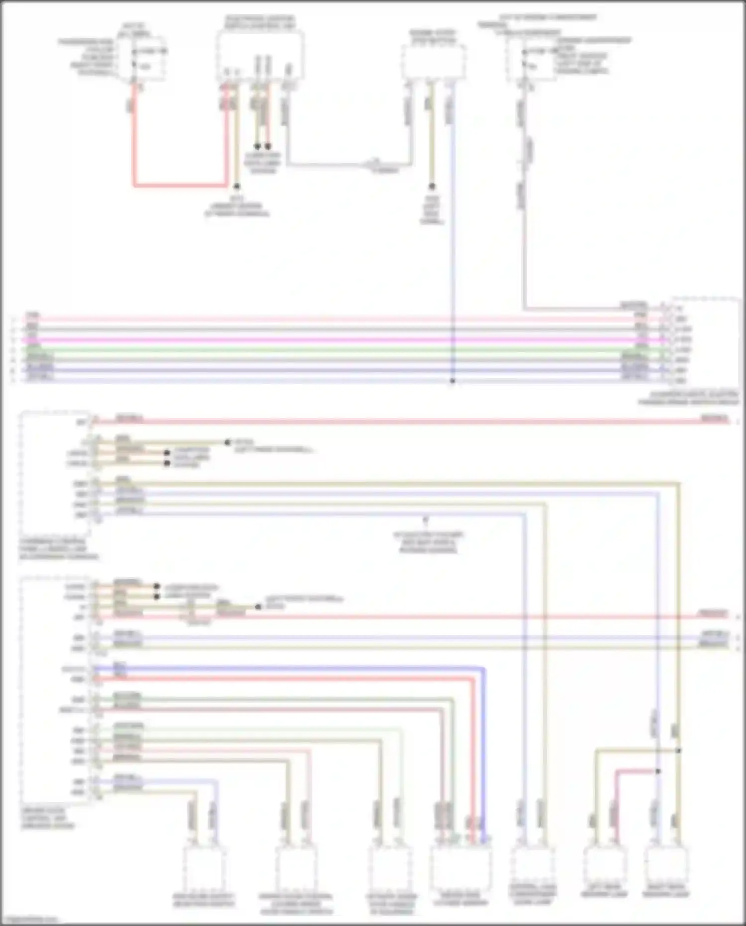 Maybach GLS-class Mercedes-Benz X167 (2019-2023): Instrument illumination circuit (2 of 3)