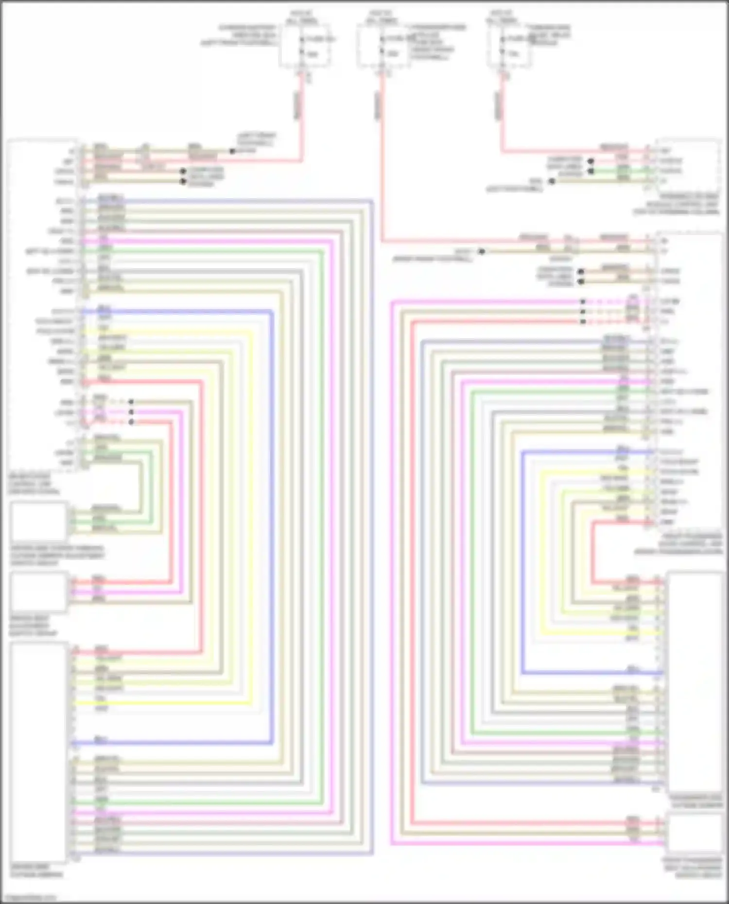 Maybach GLS-class Mercedes-Benz X167 (2019-2023): Memory mirrors circuit