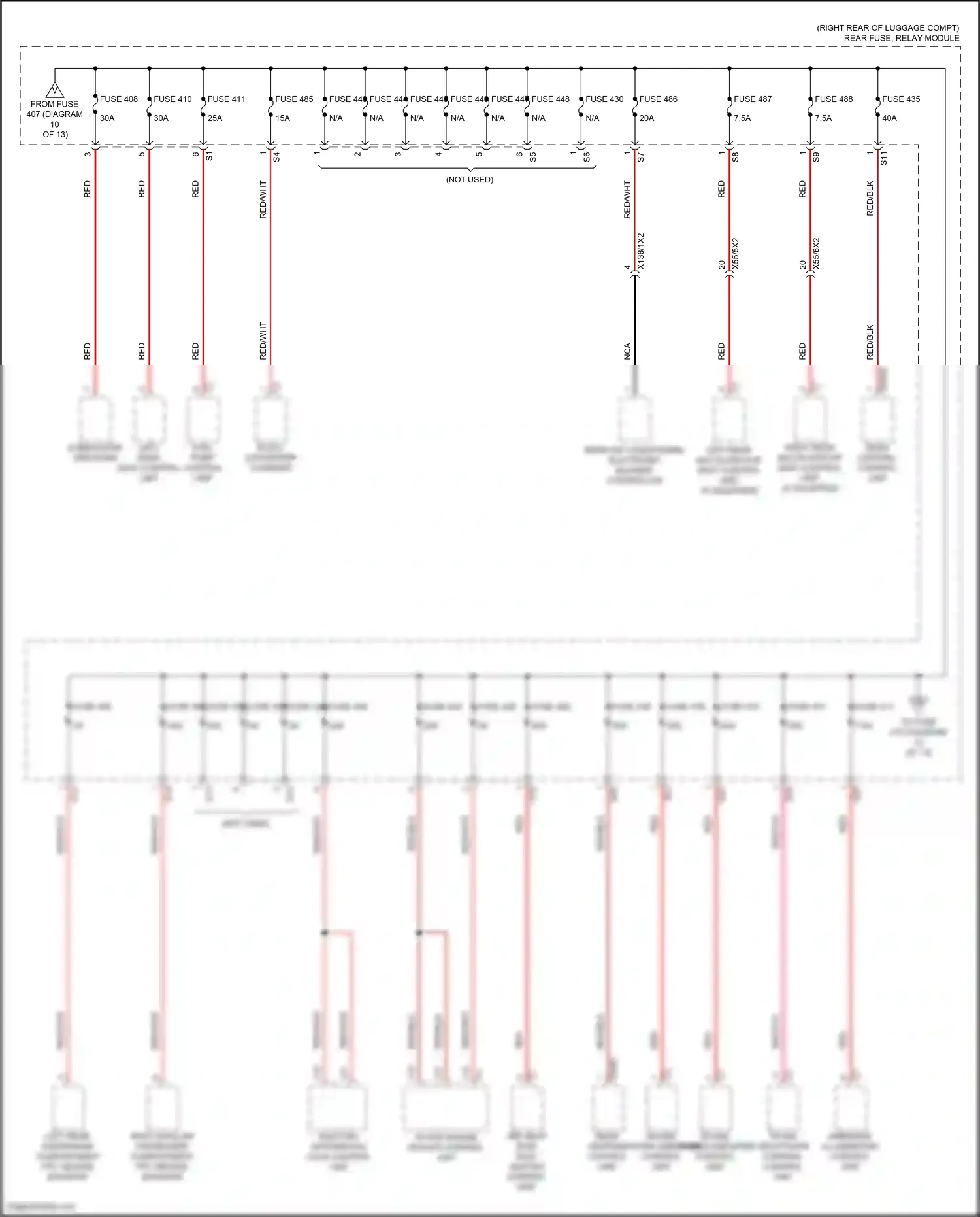 Mercedes-Benz Maybach GLS-class X167 (2019-2023) active engine mounts control unit wiring diagram  (2 of 3)