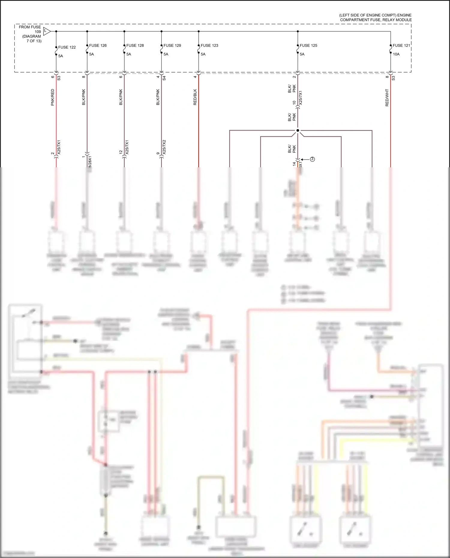 Mercedes-Benz Maybach GLS-class X167 (2019-2023) active engine mounts control unit wiring diagram  (3 of 3)
