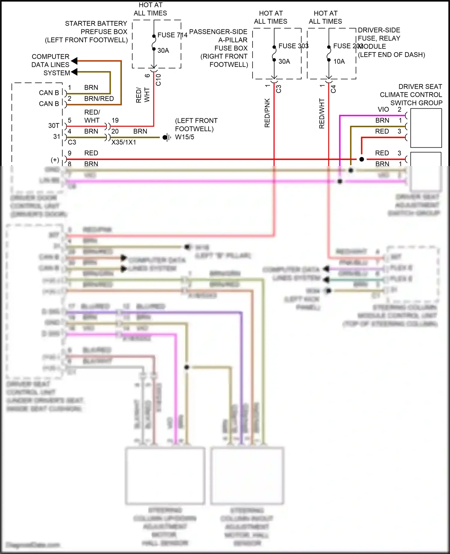 Mercedes-Benz Maybach GLS-class X167 (2019-2023) computer data lines system wiring diagram  (60 of 128)