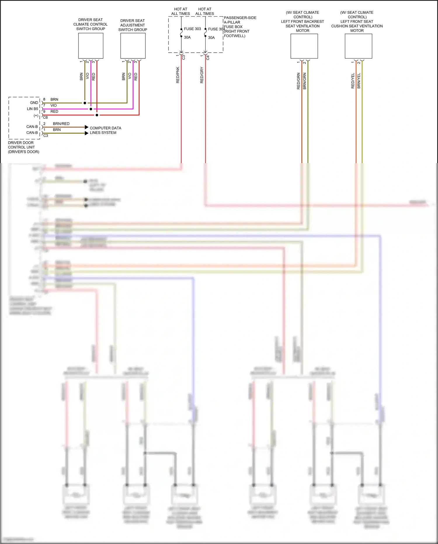 Mercedes-Benz Maybach GLS-class X167 (2019-2023) computer data lines system wiring diagram  (66 of 128)
