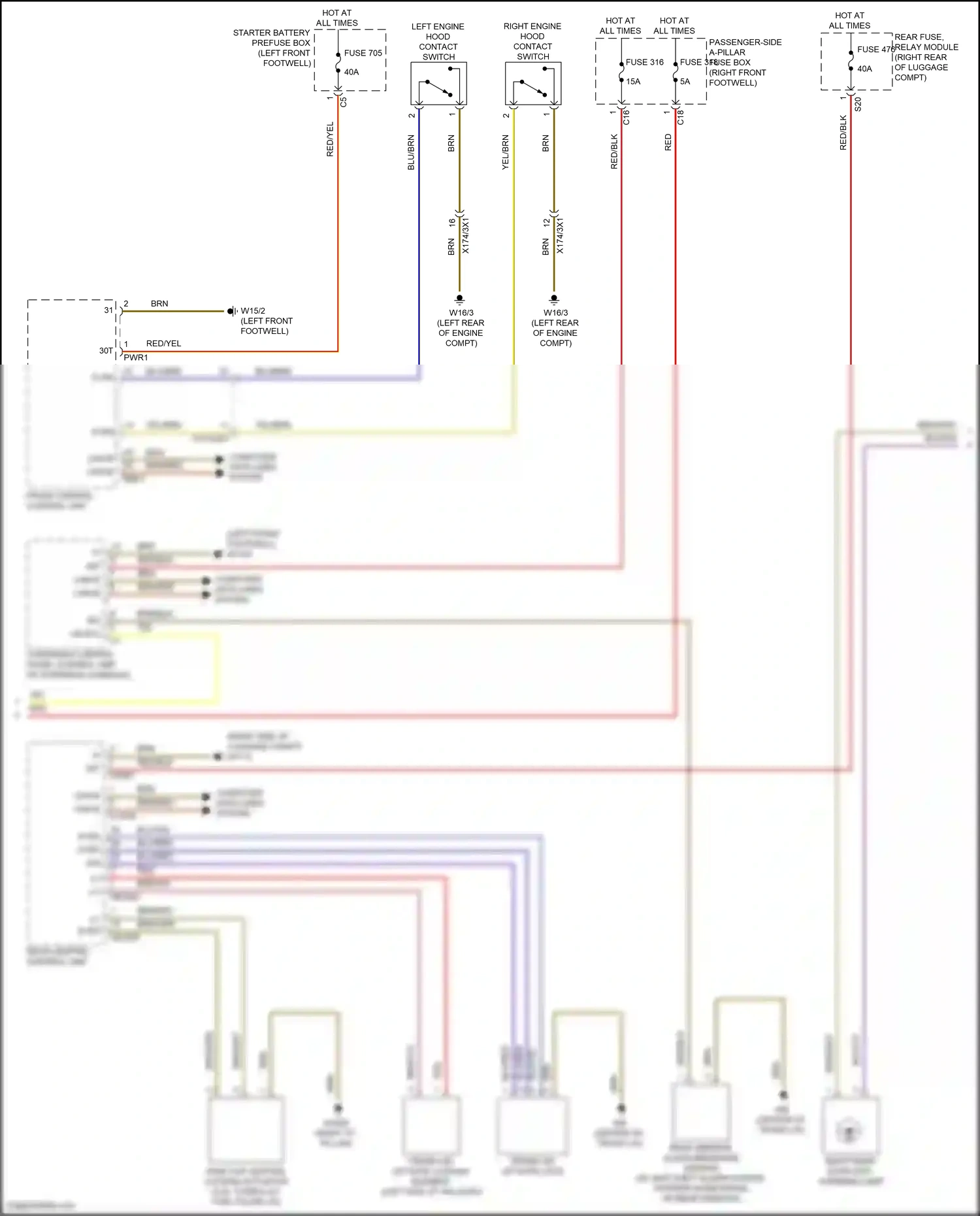 Mercedes-Benz Maybach GLS-class X167 (2019-2023) computer data lines system wiring diagram  (4 of 128)