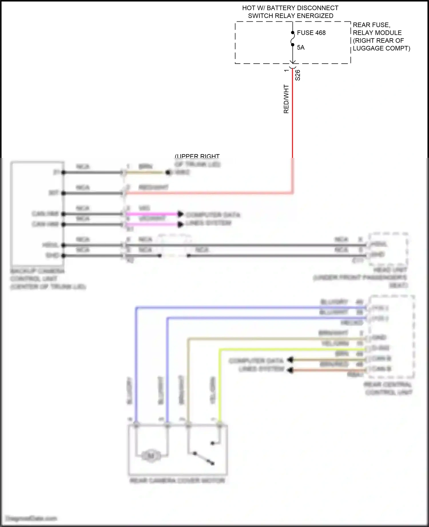 Mercedes-Benz Maybach GLS-class X167 (2019-2023) computer data lines system wiring diagram  (50 of 128)