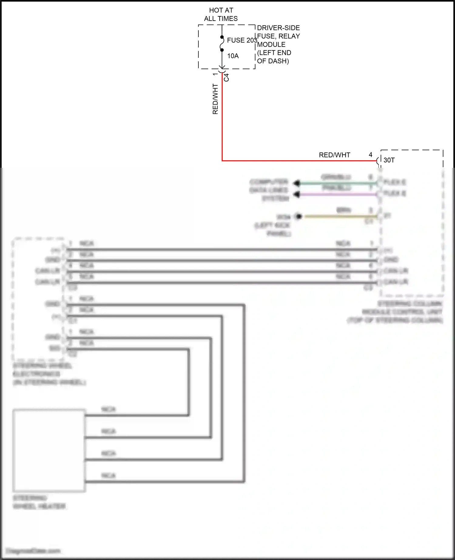Mercedes-Benz Maybach GLS-class X167 (2019-2023) computer data lines system wiring diagram  (77 of 128)